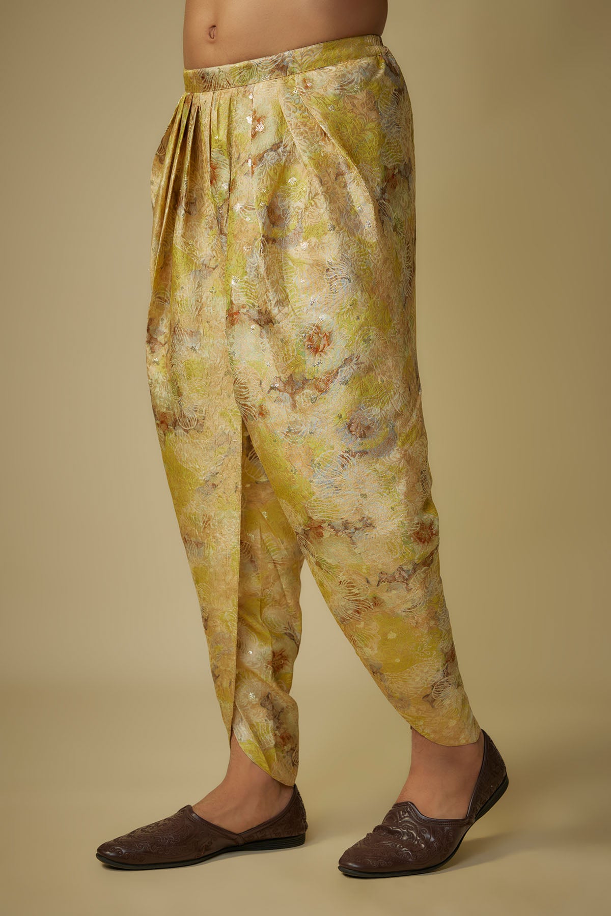 Full Sleeves Yellow Kurta Set