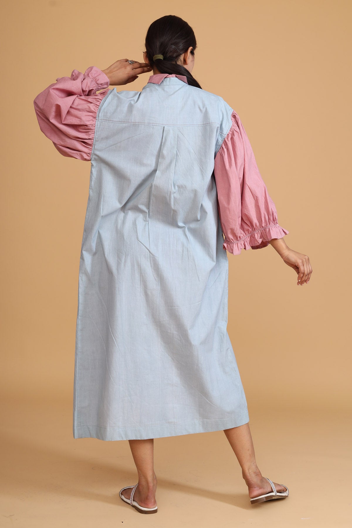 Gathered Pink Mint Overlay