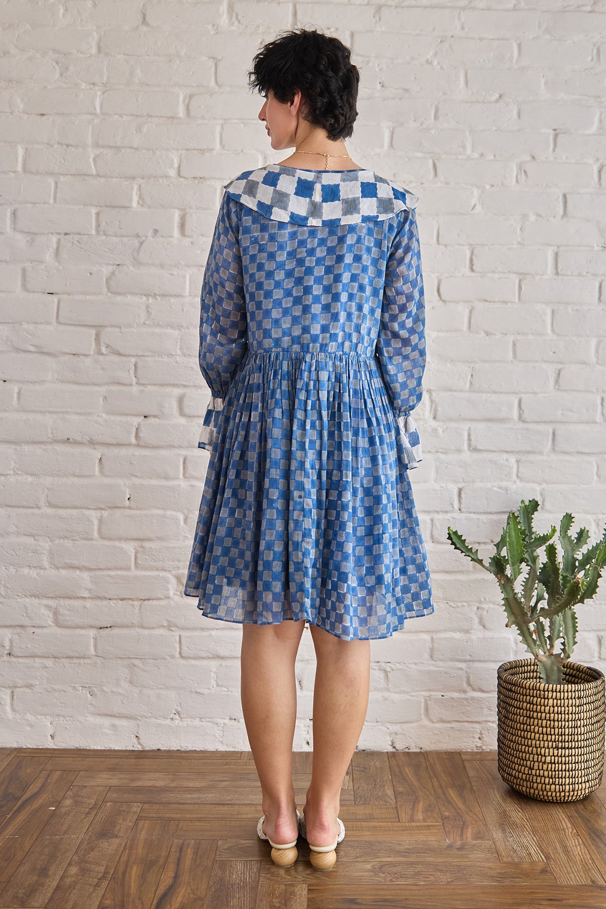 Geometric Printed Mini Dress