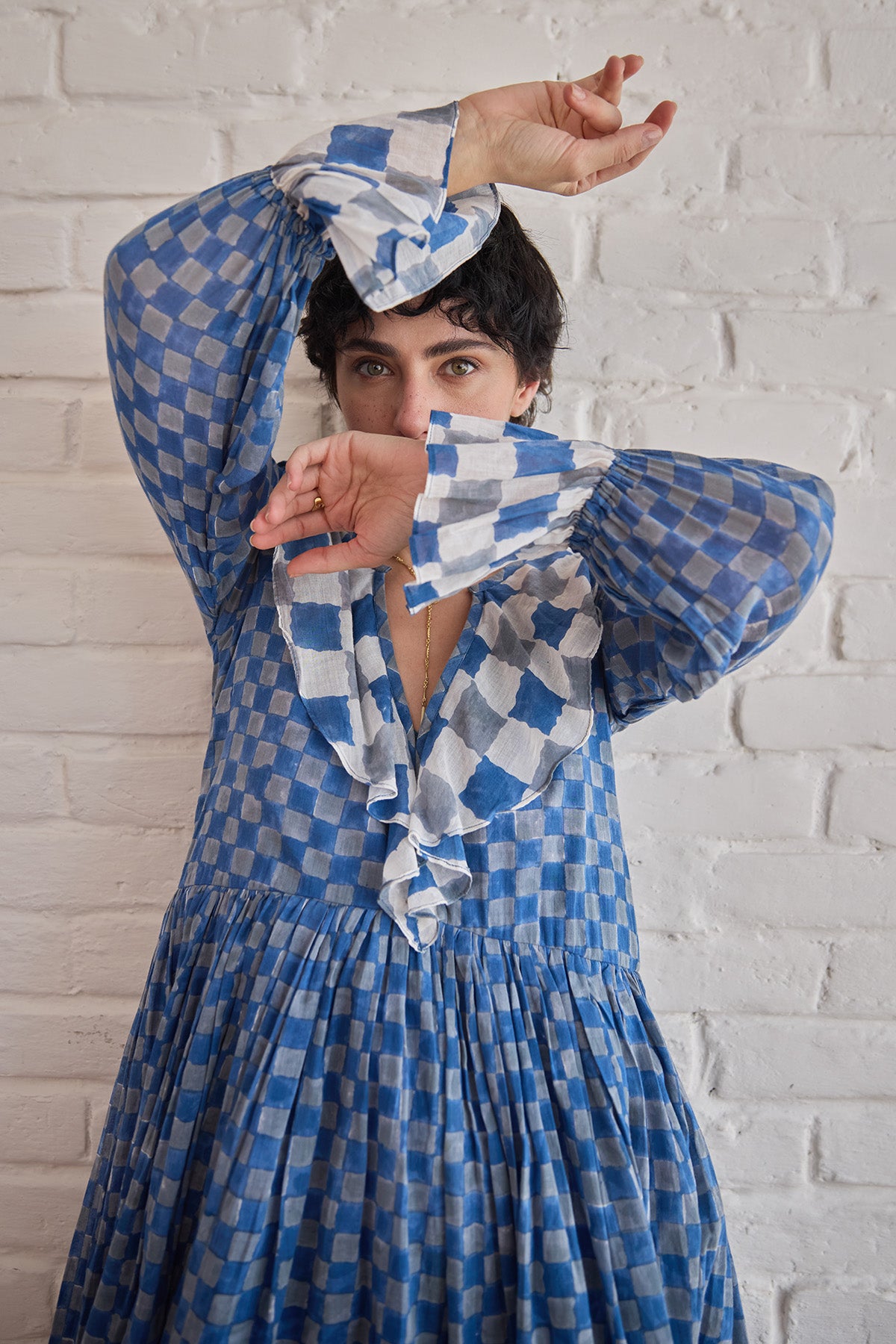 Geometric Printed Mini Dress