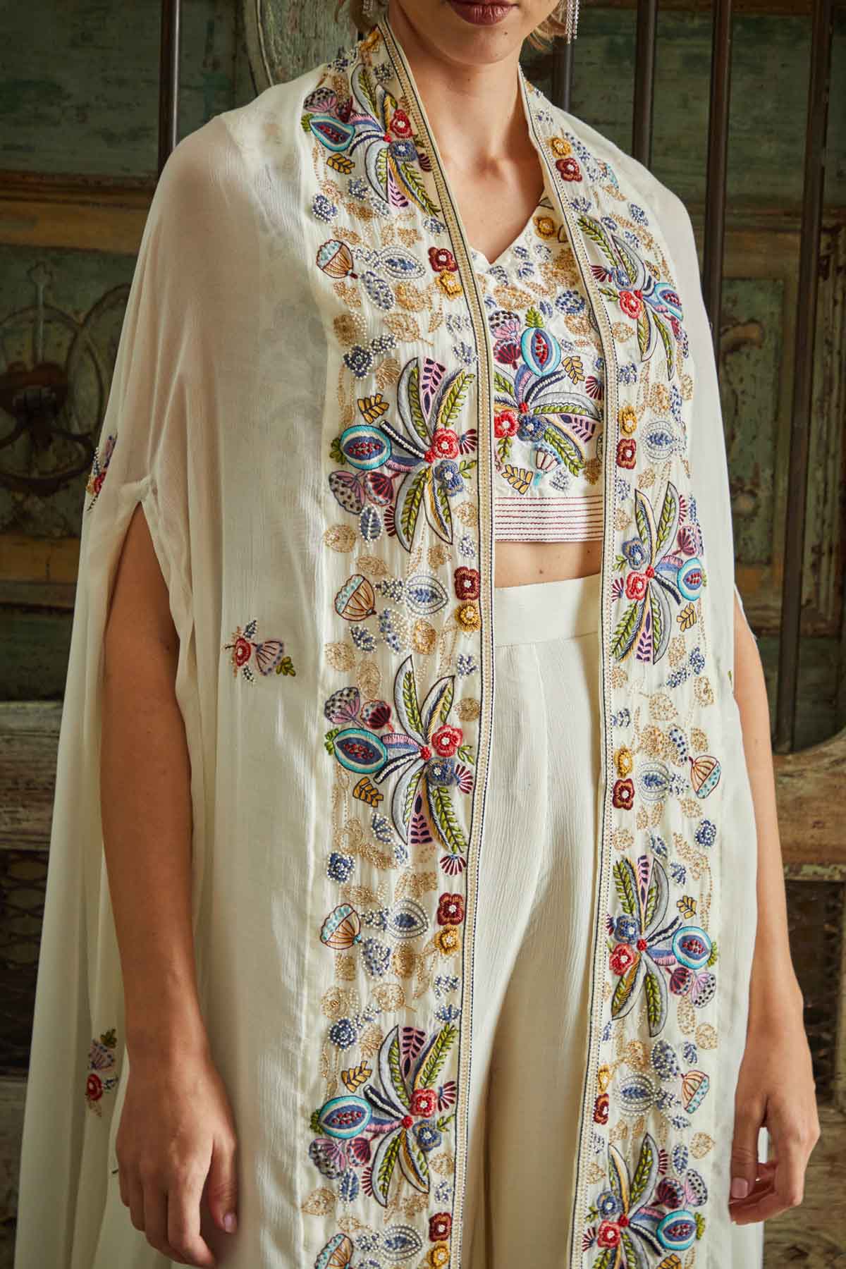 Georgette Palazzo & Jacket Set