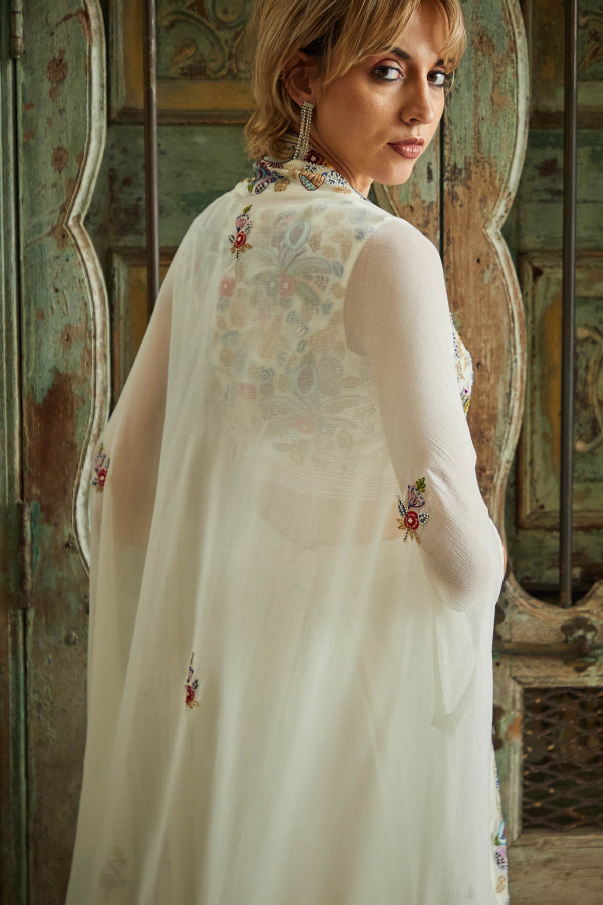 Georgette Palazzo & Jacket Set