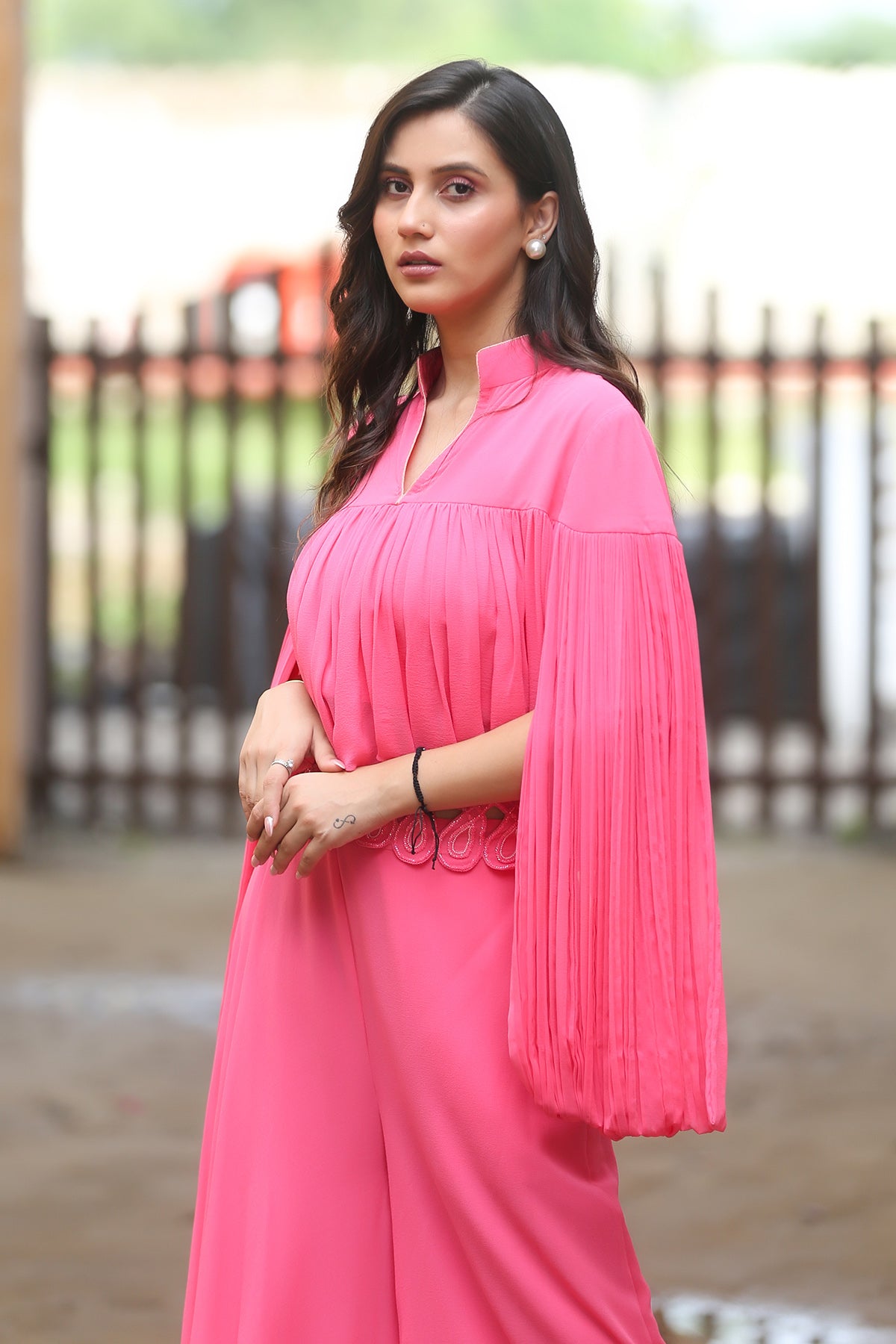 Georgette Flowy Top & Palazzo