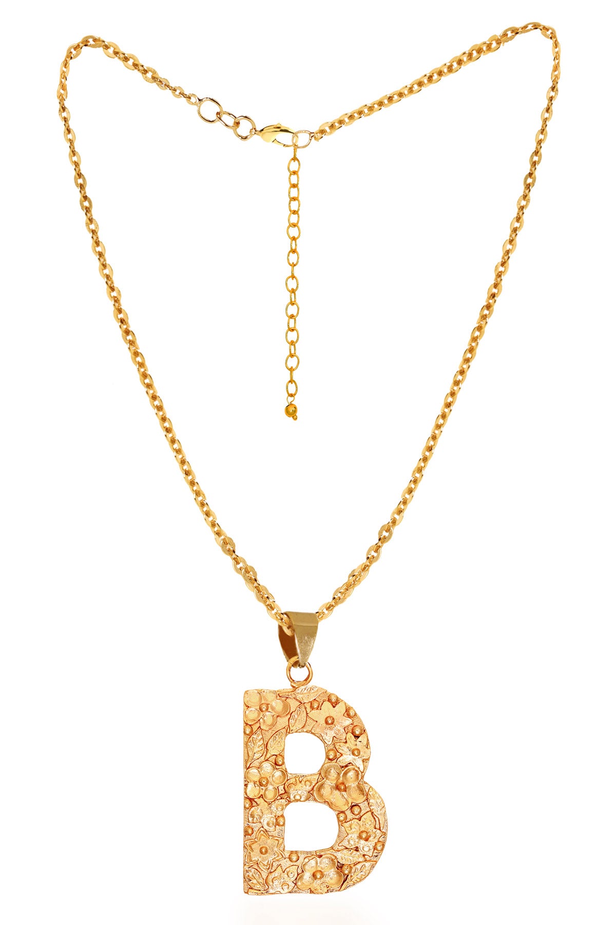 Gold Plated B Letter Pendant