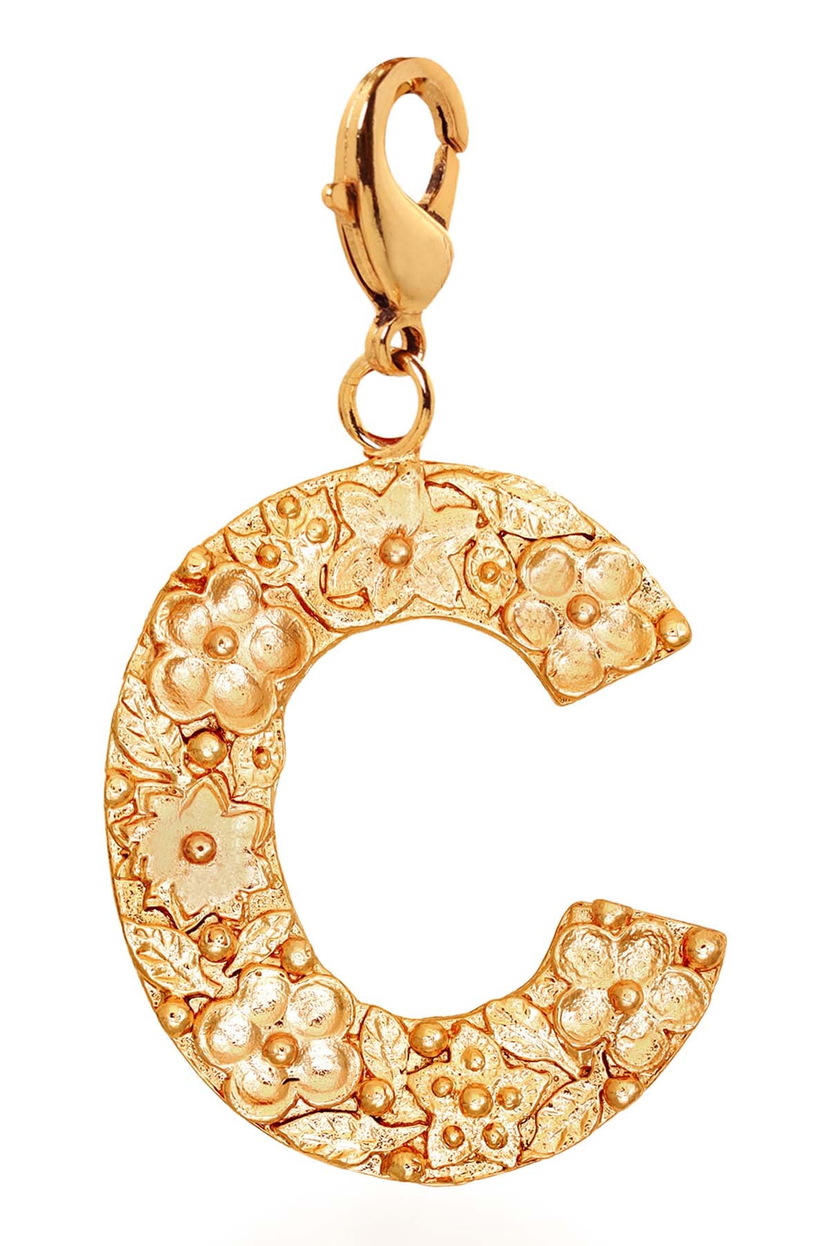 Gold Plated C Letter Pendant