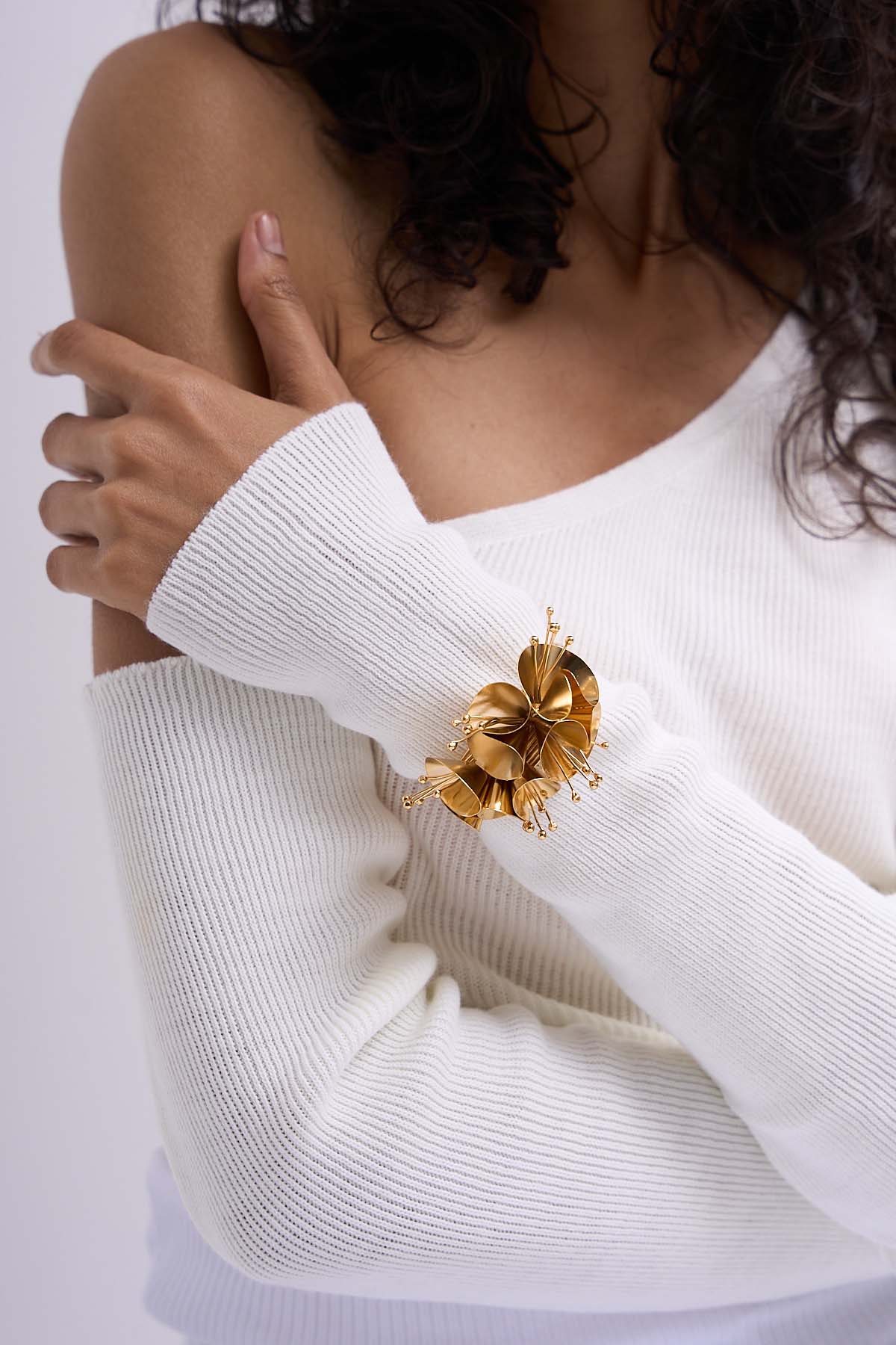 Gold Plated Chic Handcuff