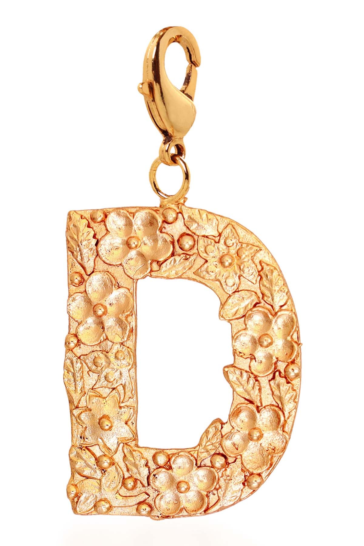 Gold Plated D Letter Pendant