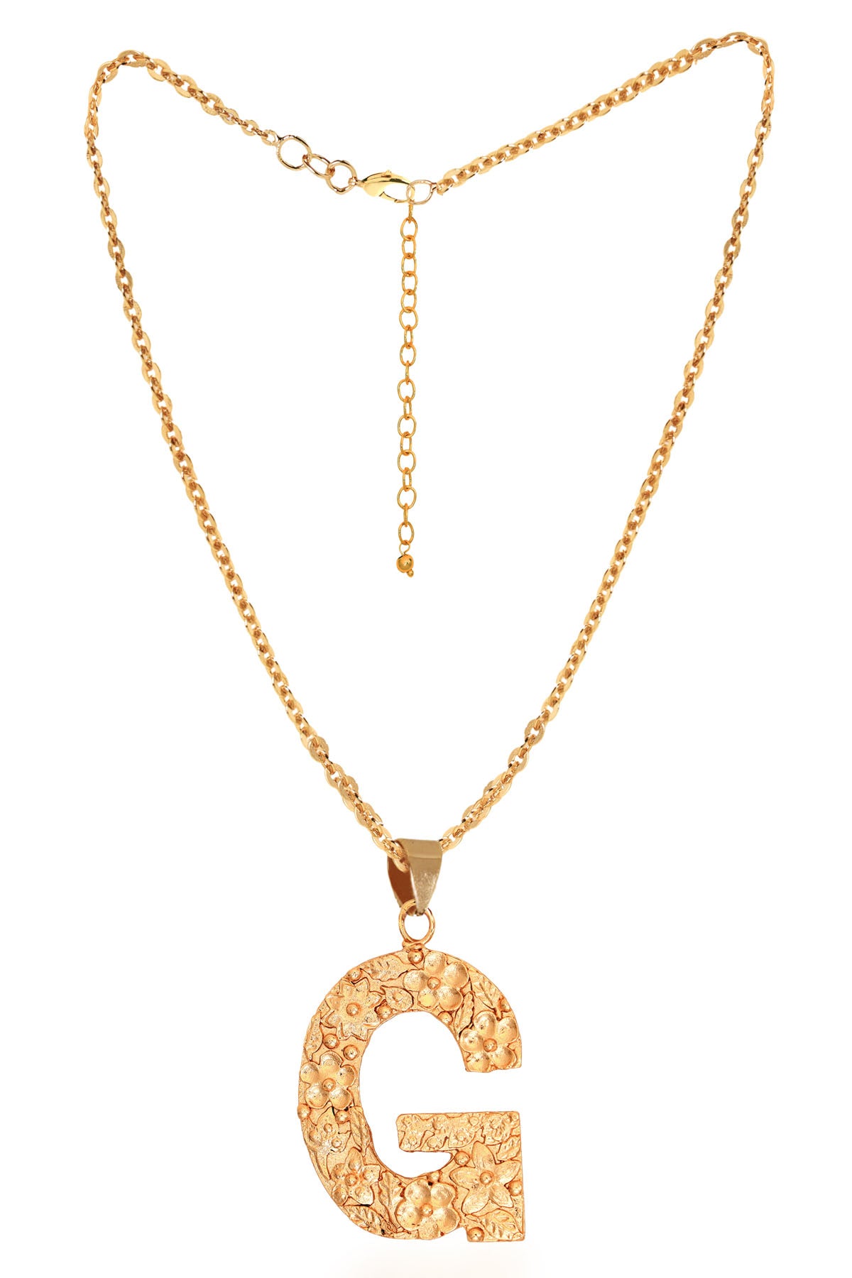 Gold Plated G Letter Pendant