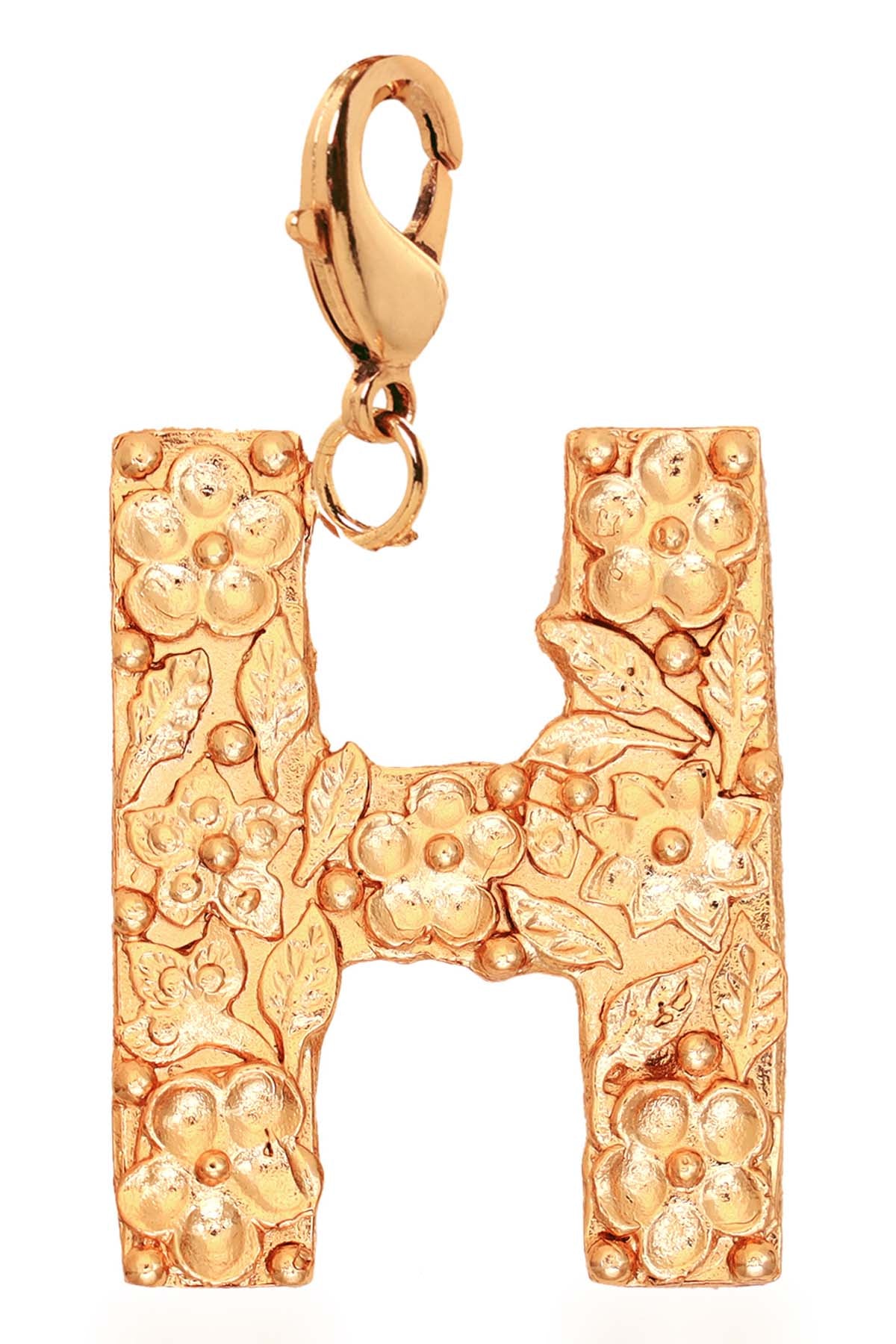 Gold Plated H Letter Pendant