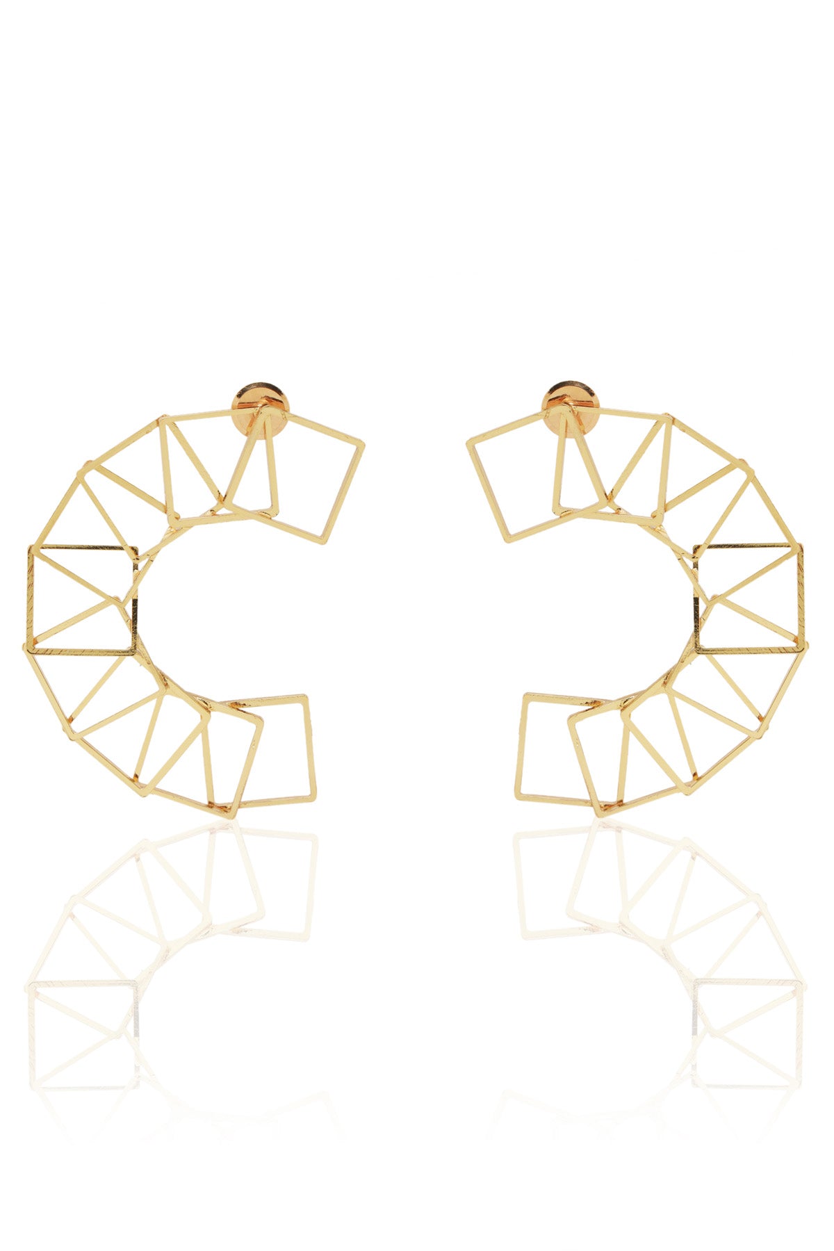 Gold Plated Webster Earrings
