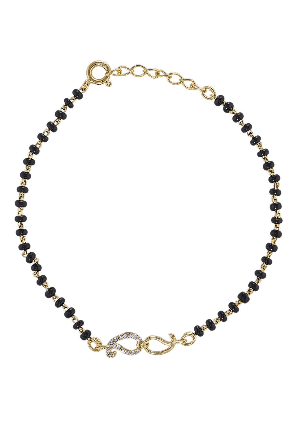 Gold Beads Hand Mangalsutra