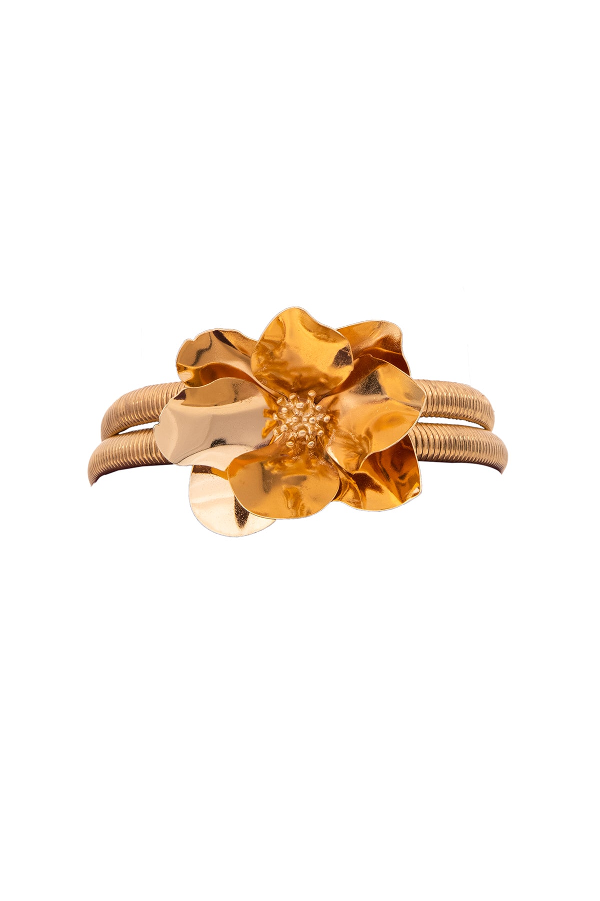 Gold Copper Floral Style Choker