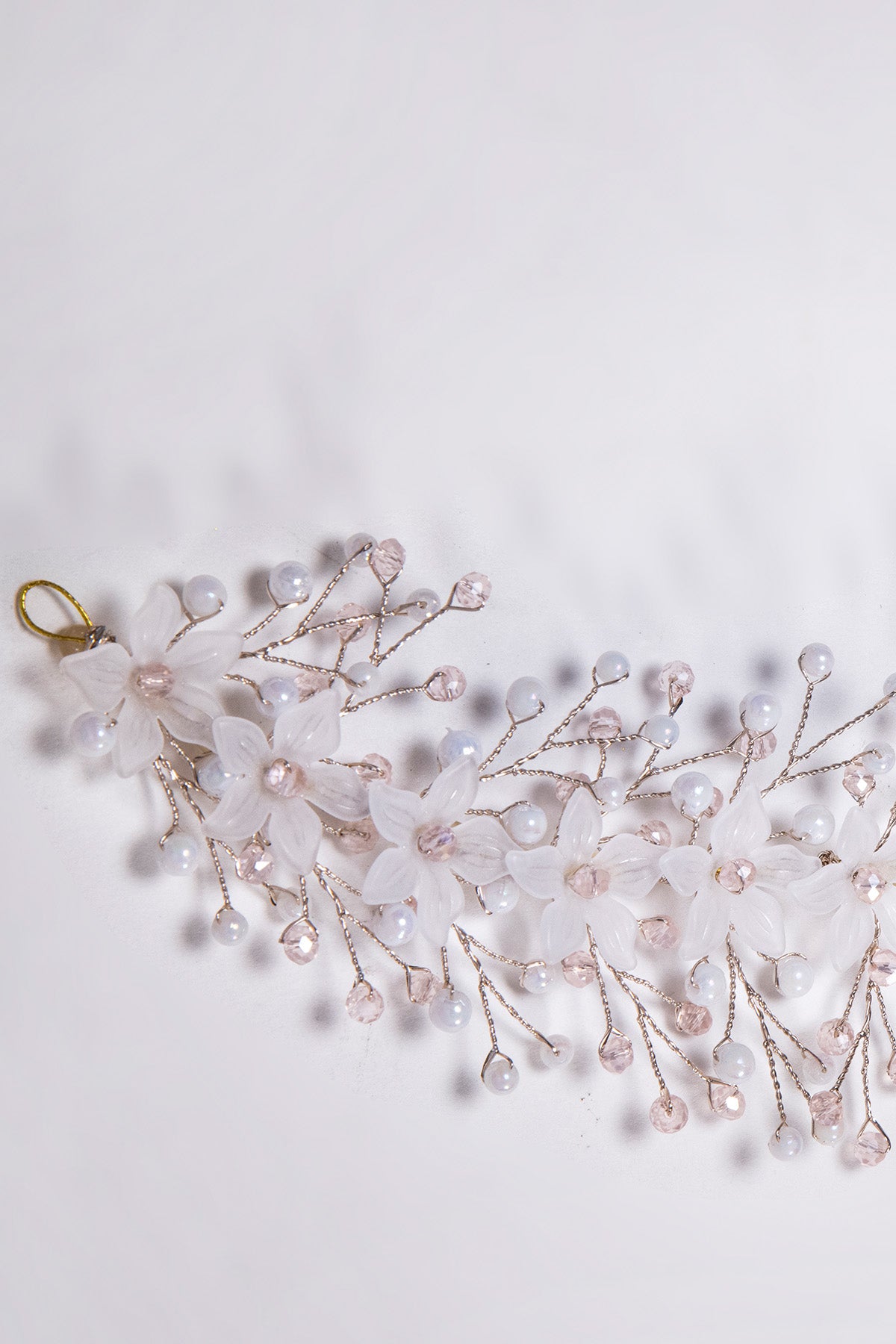 Gold Crystal Studded Bale Clip