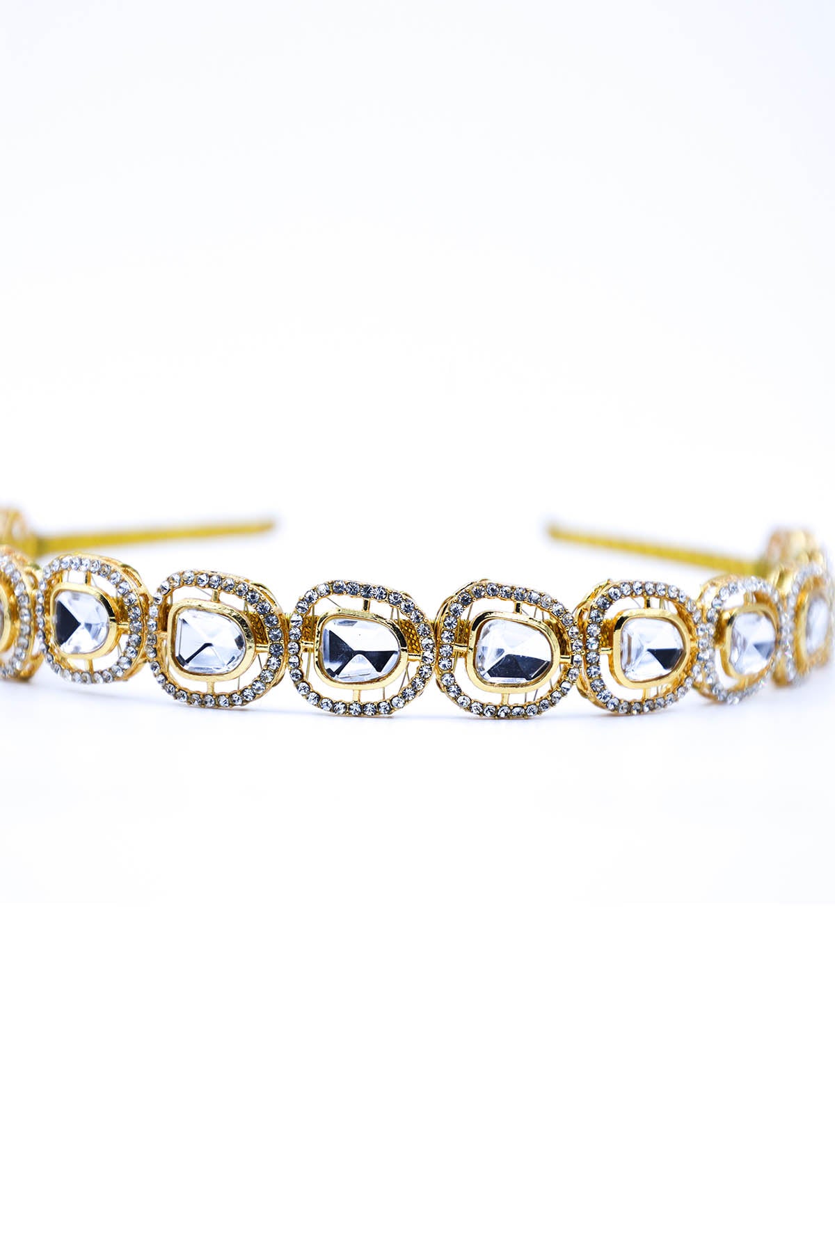 Gold Crystal Work Hairband