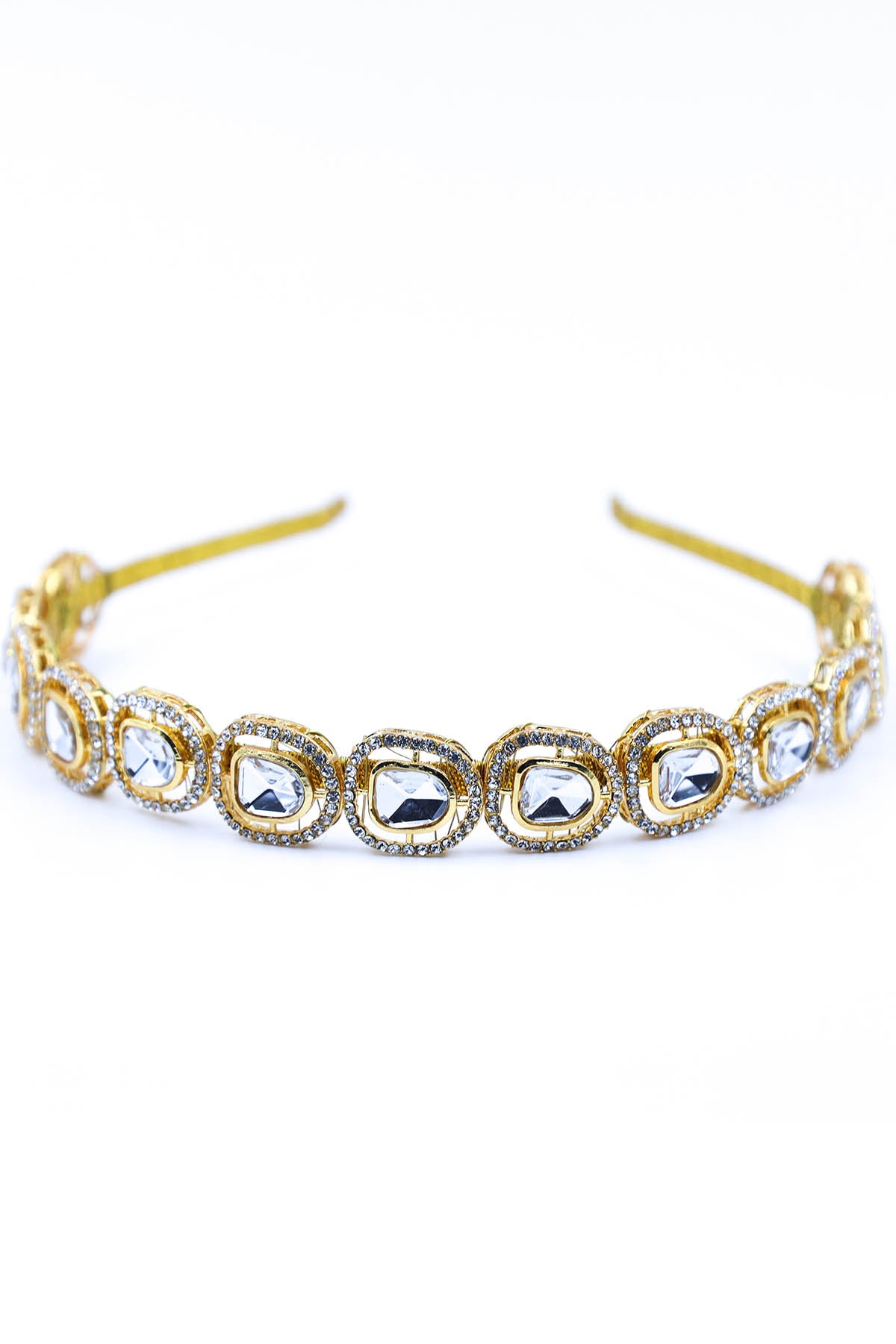 Gold Crystal Work Hairband