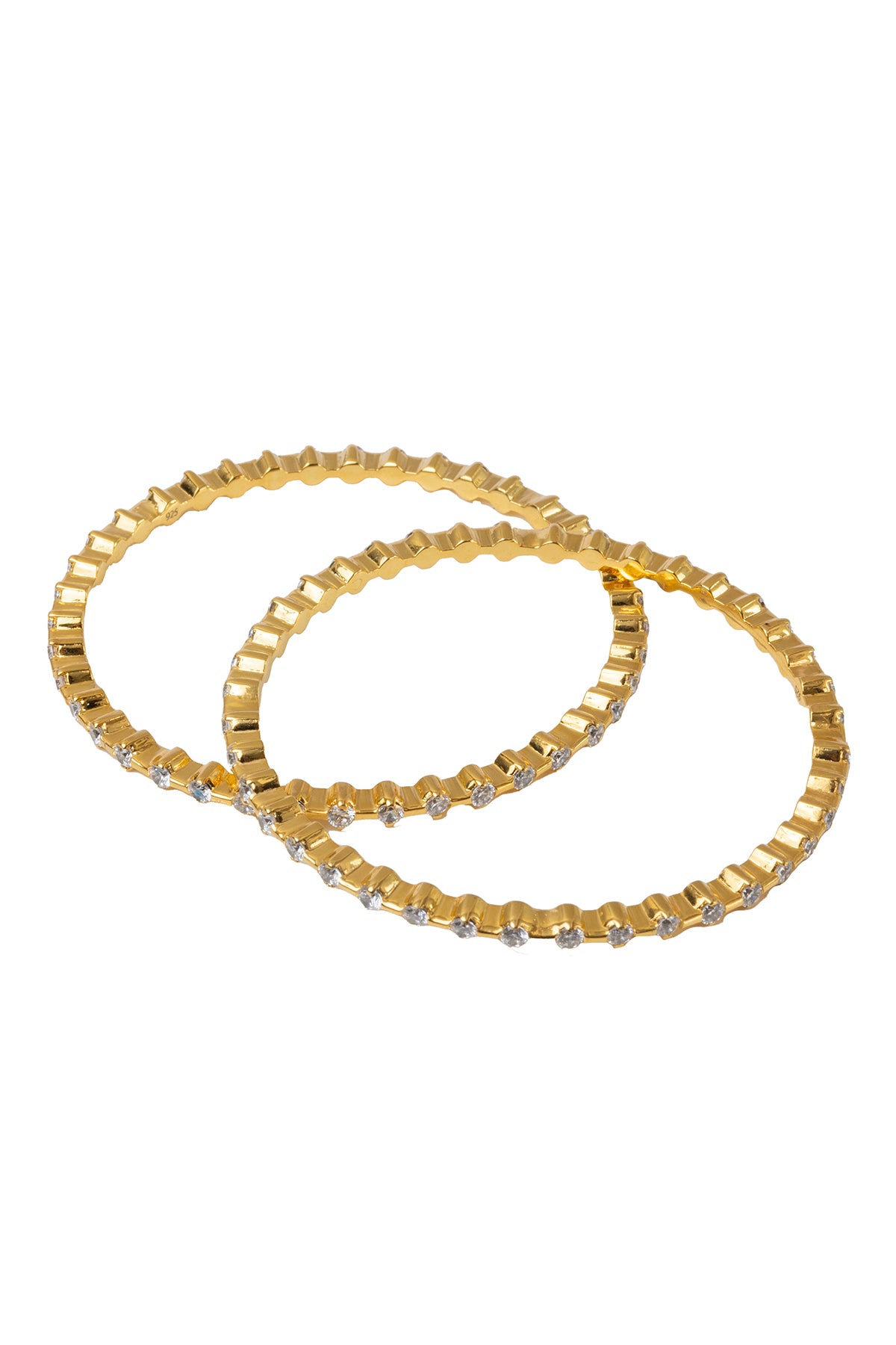 Gold Embellished Bangle Set