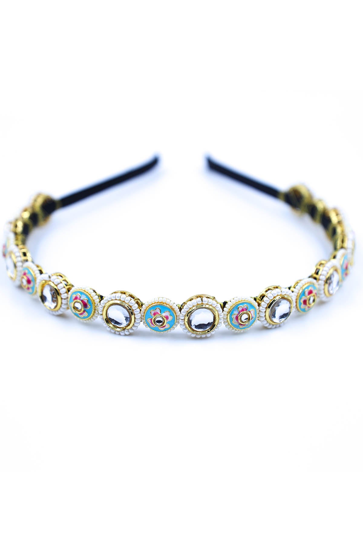 Gold Embellished Beads Hairband