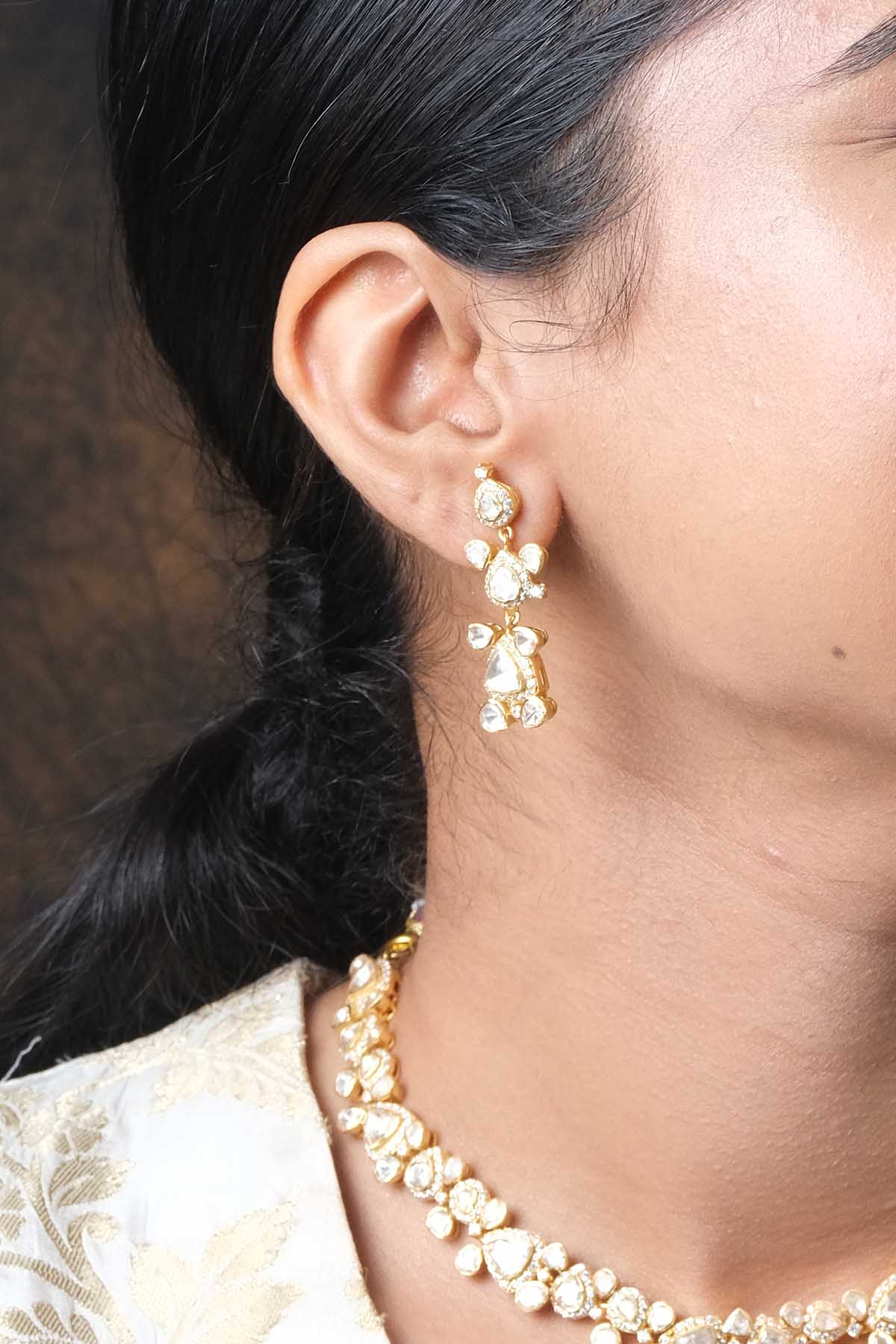 Gold Embellished Necklace Set