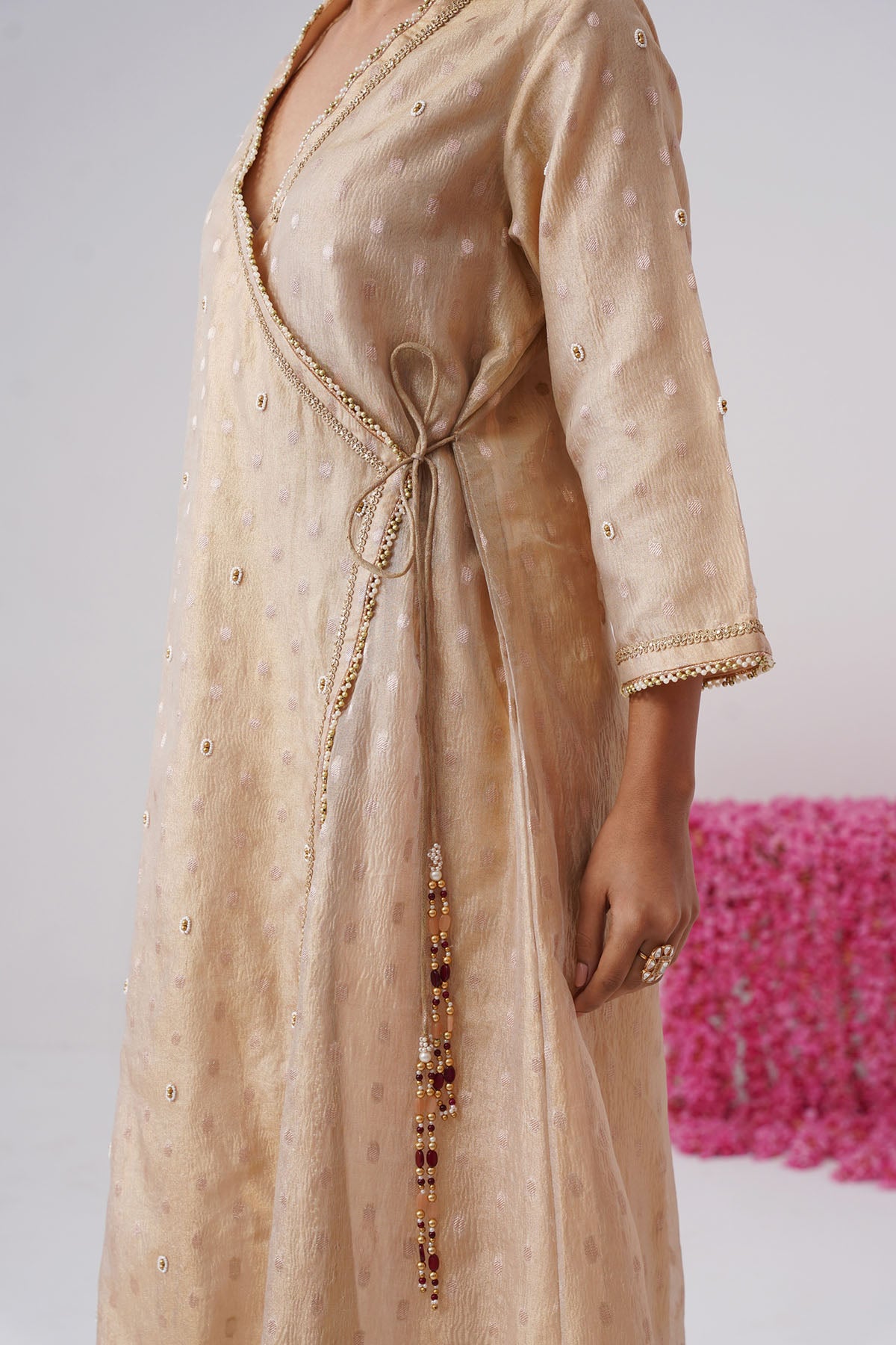 Gold Embroidered Kurta & Pants