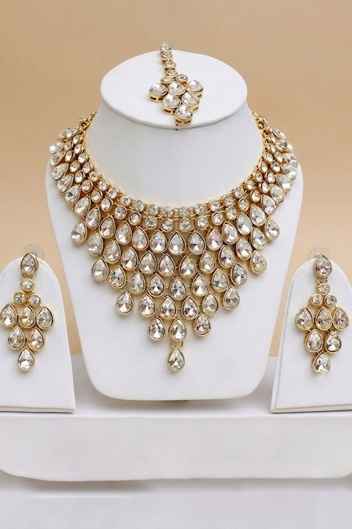 Gold Filigree Detail Choker Set
