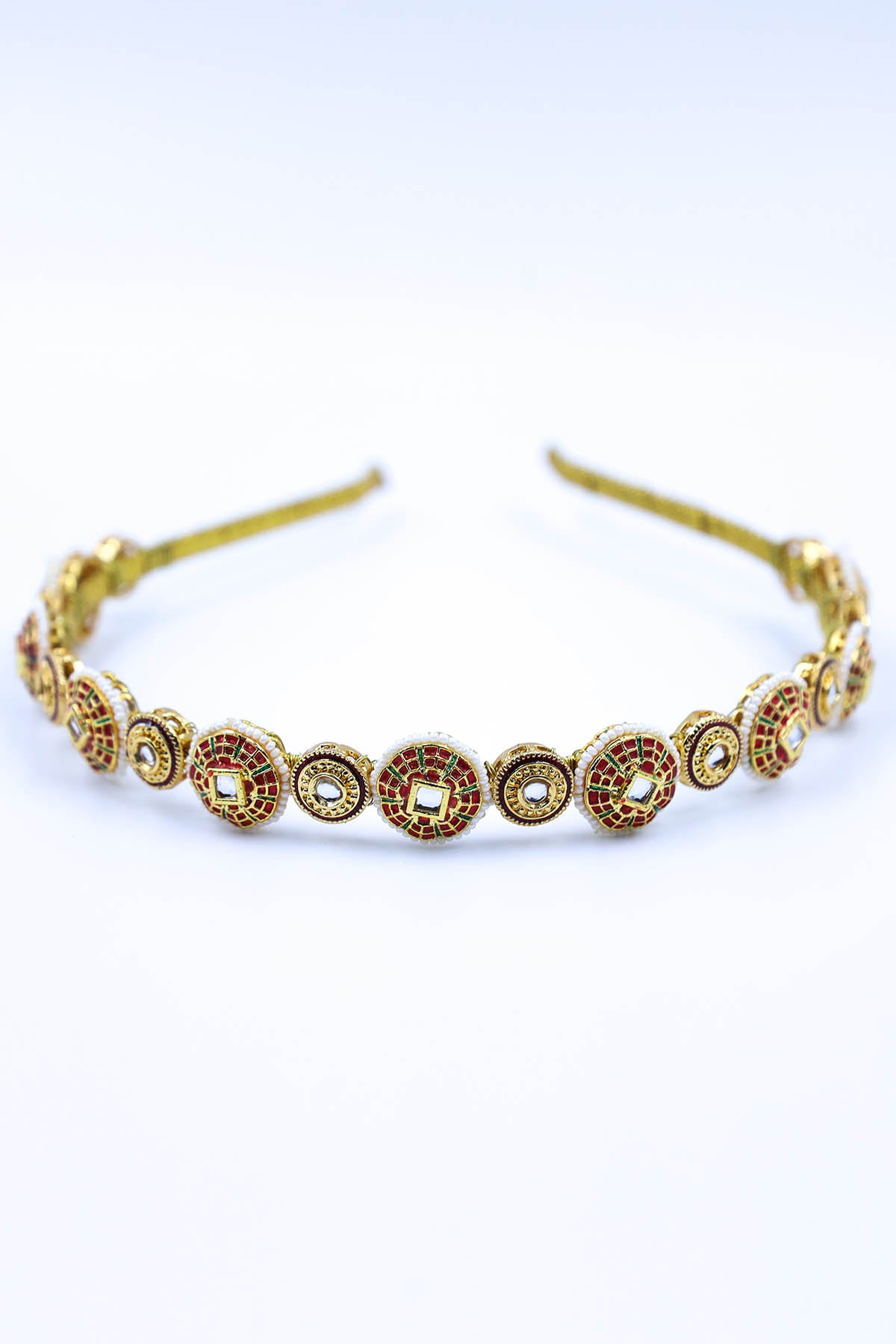 Gold Floral Embellished Hairband