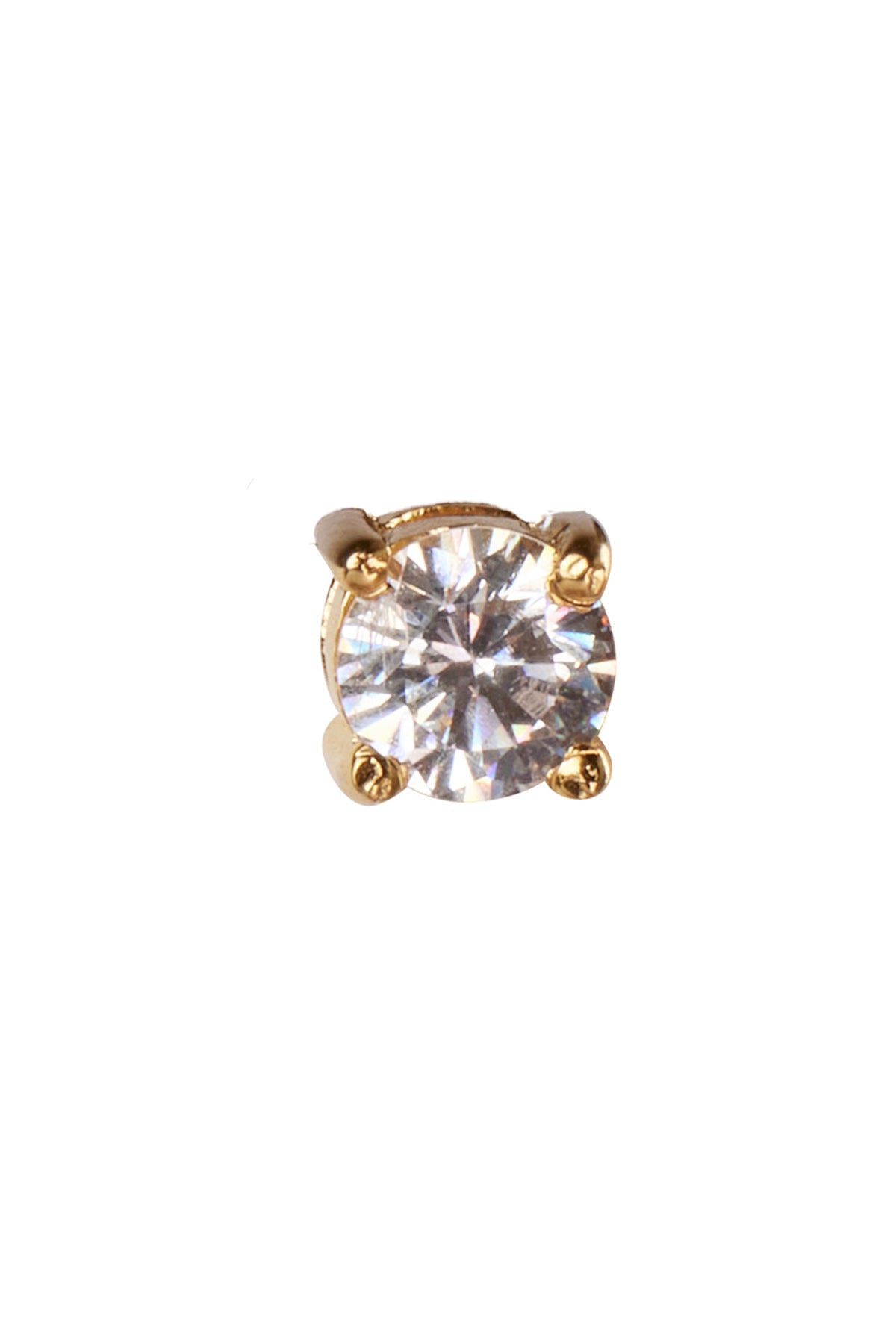 Gold Half Carat Stud Earrings