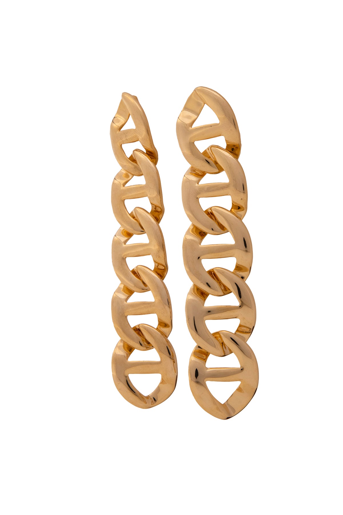 Gold Metal Chain Style Danglers