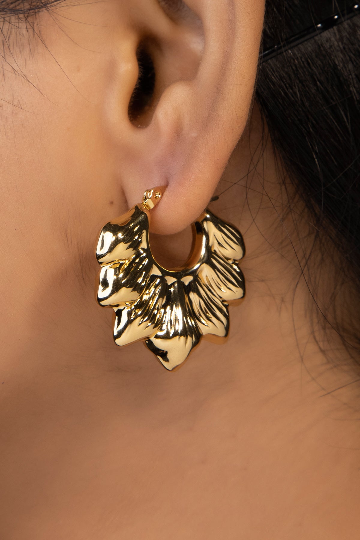 Buy Gold Metallic Bali Earrings by Beauty Spot Jewellery for Women online at ScrollnShops