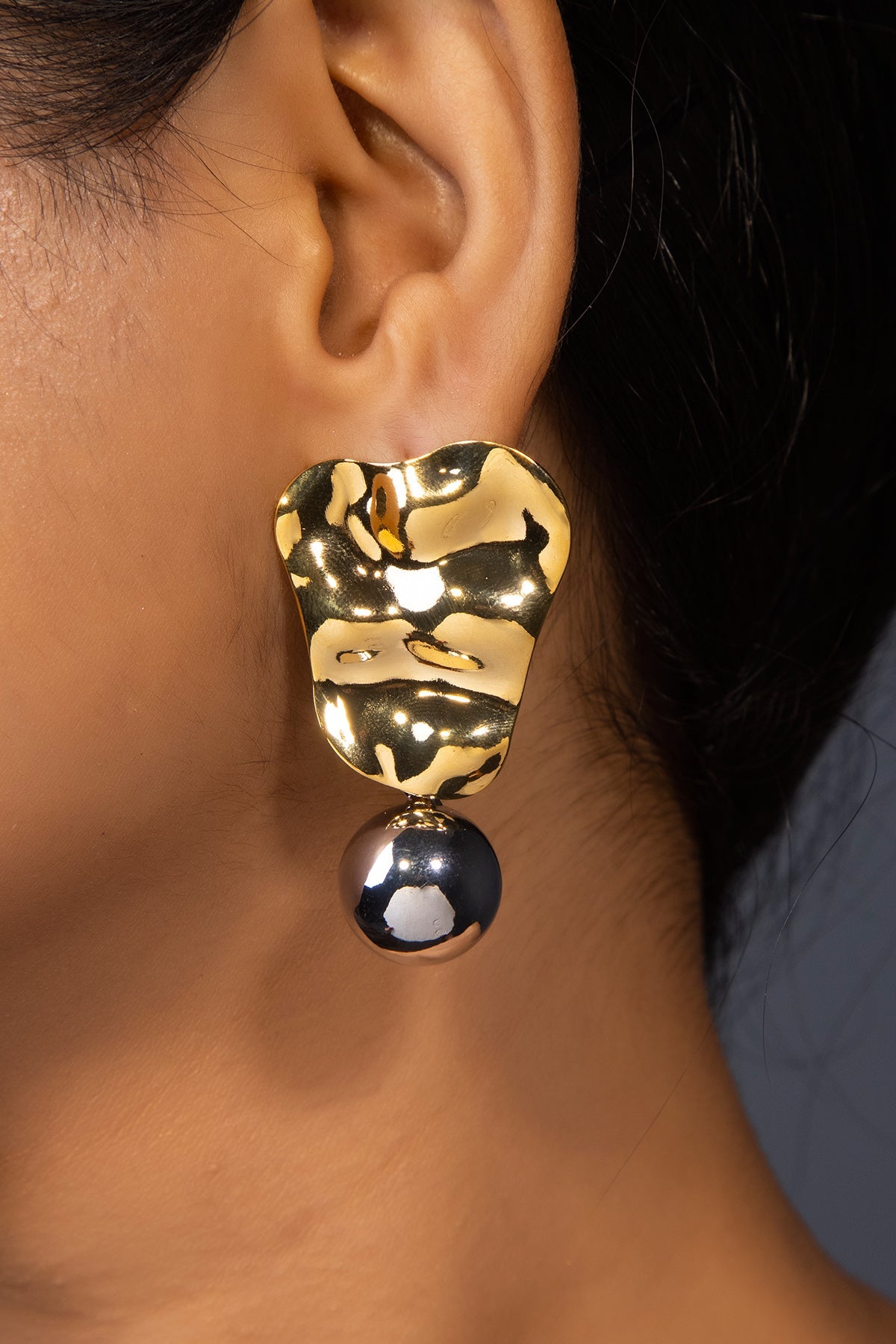 Buy Gold Pearls Leaf Style Danglers by Beauty Spot Jewellery for Women online at ScrollnShops