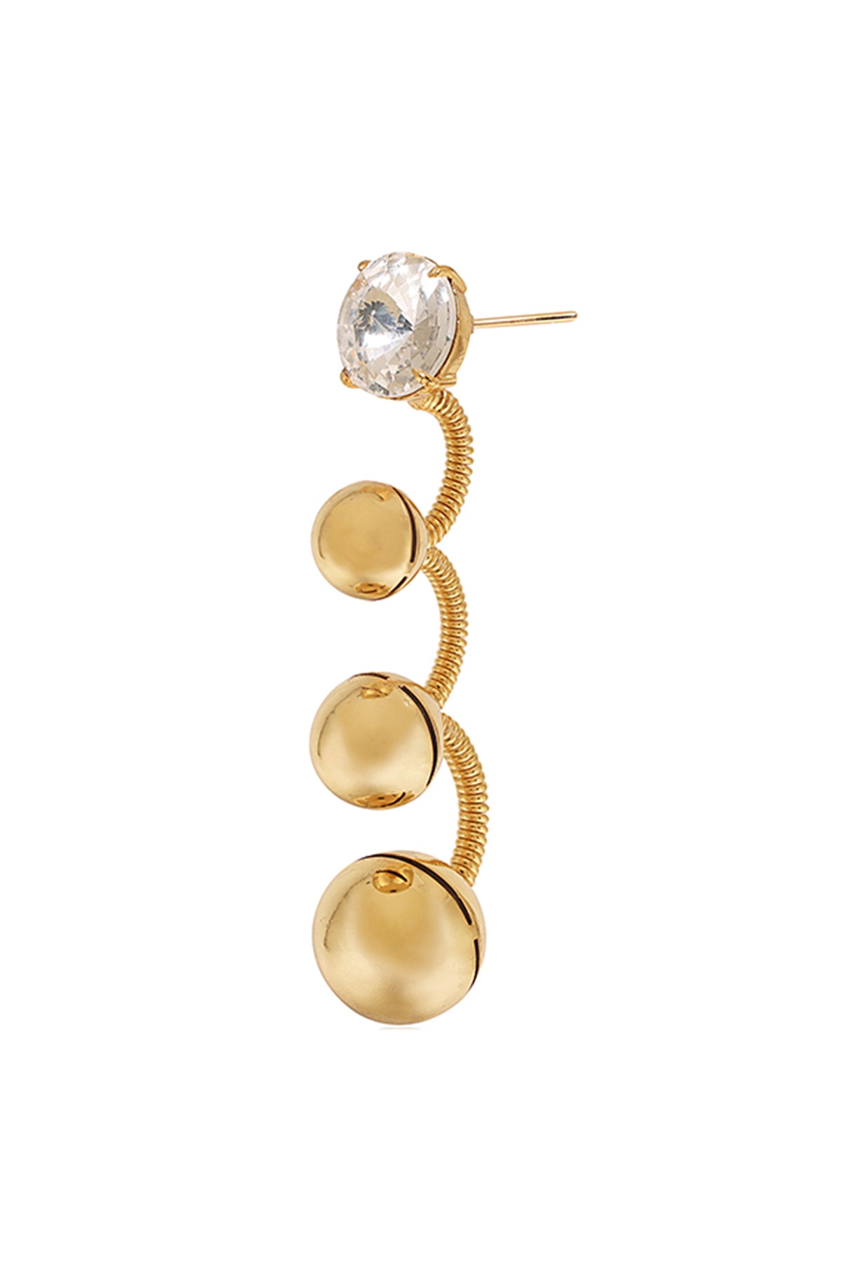 Gold Pearls Plated Earrings