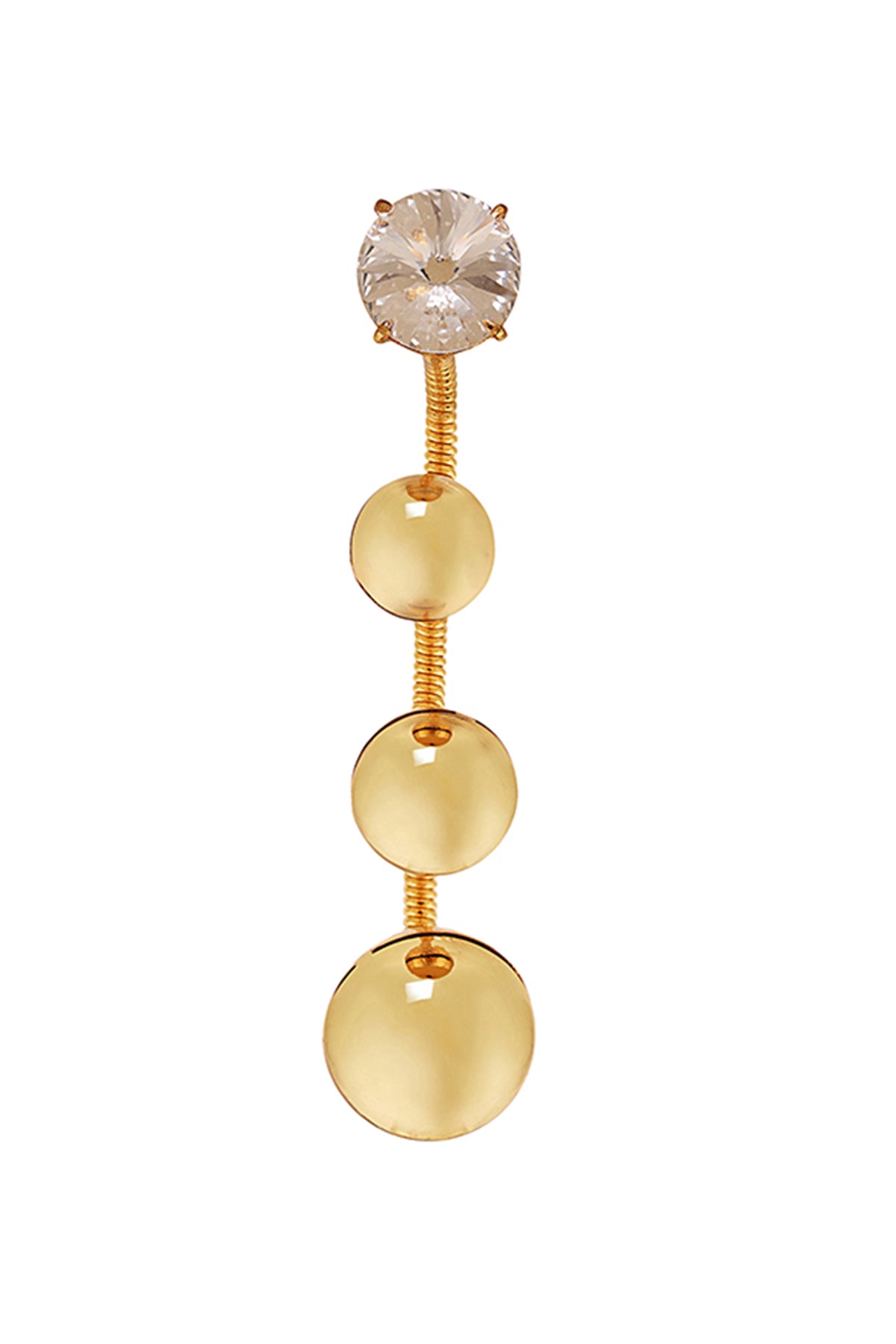 Gold Pearls Plated Earrings