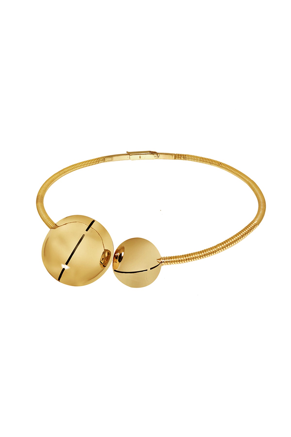 Gold Pearls Plated Necklace