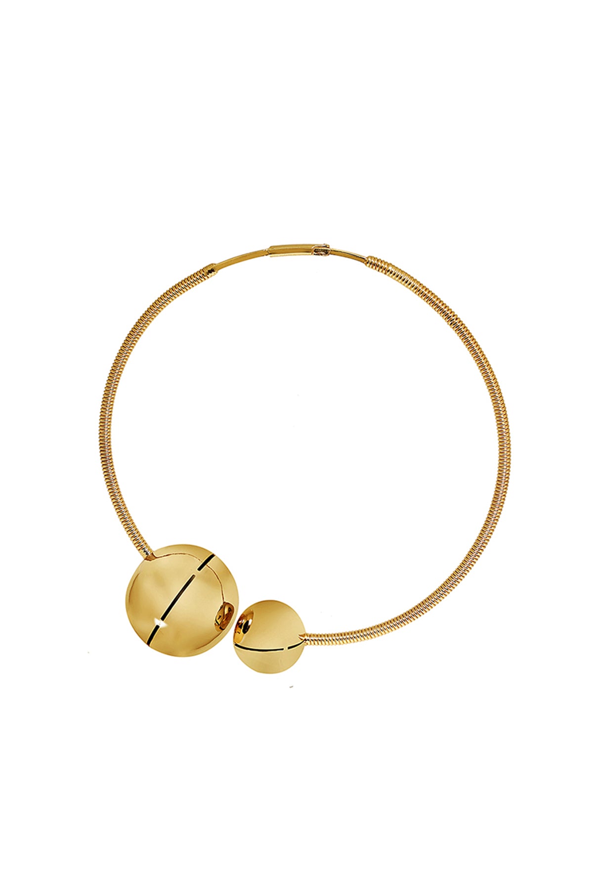 Gold Pearls Plated Necklace