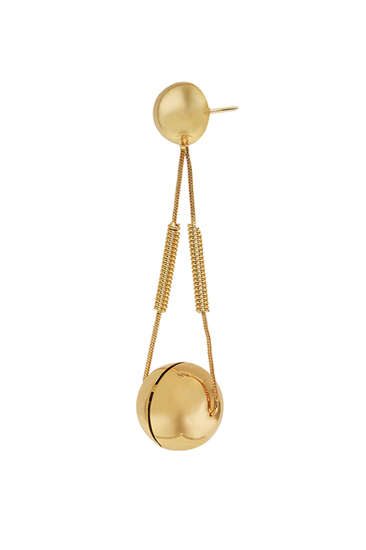Gold Plated Brass Drop Earrings