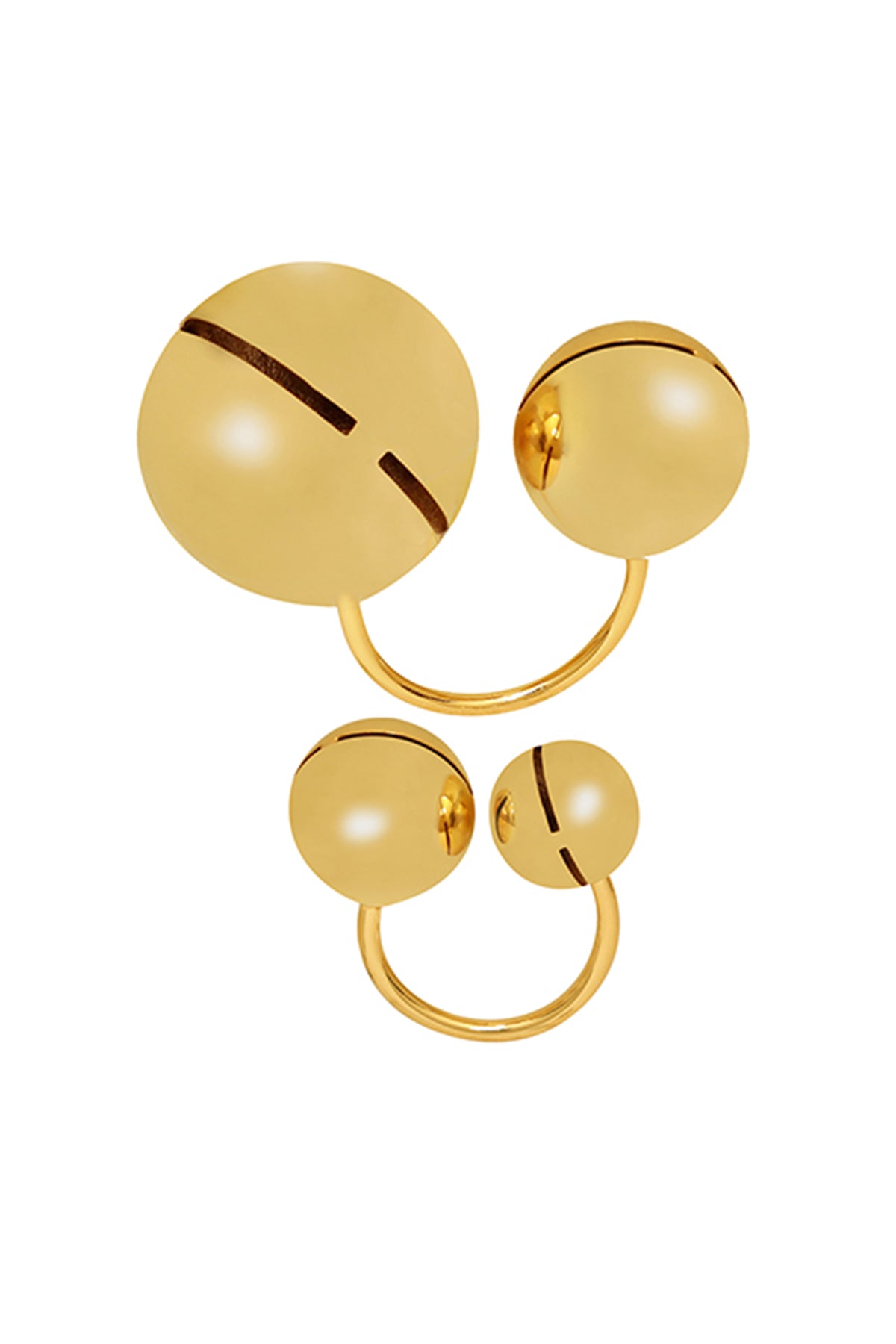 Gold Plated Brass Midi Ring