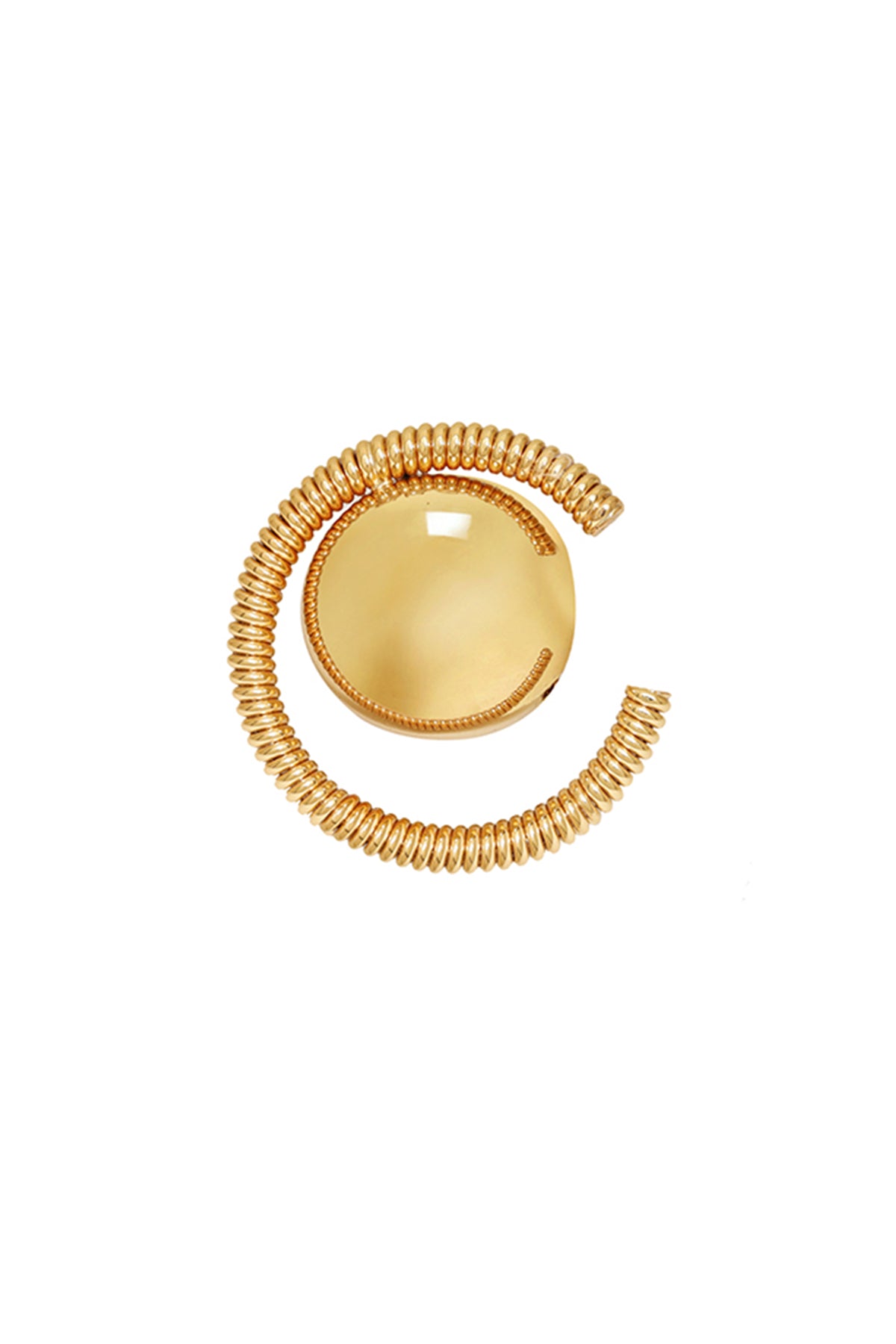 Gold Plated Brass Pearls Ring