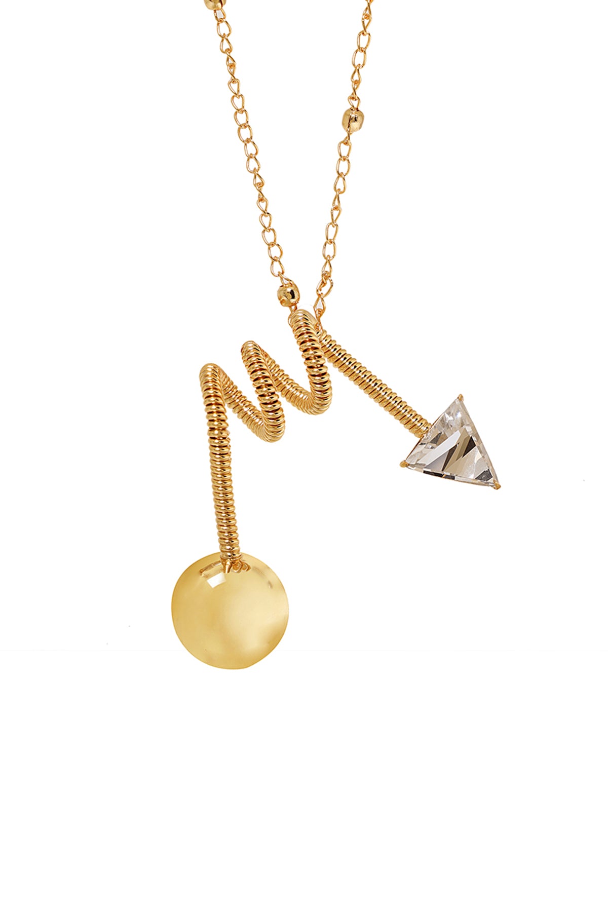 Gold Plated Crystal Necklace