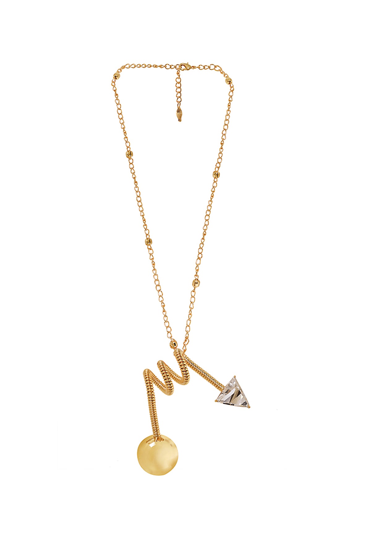 Gold Plated Crystal Necklace