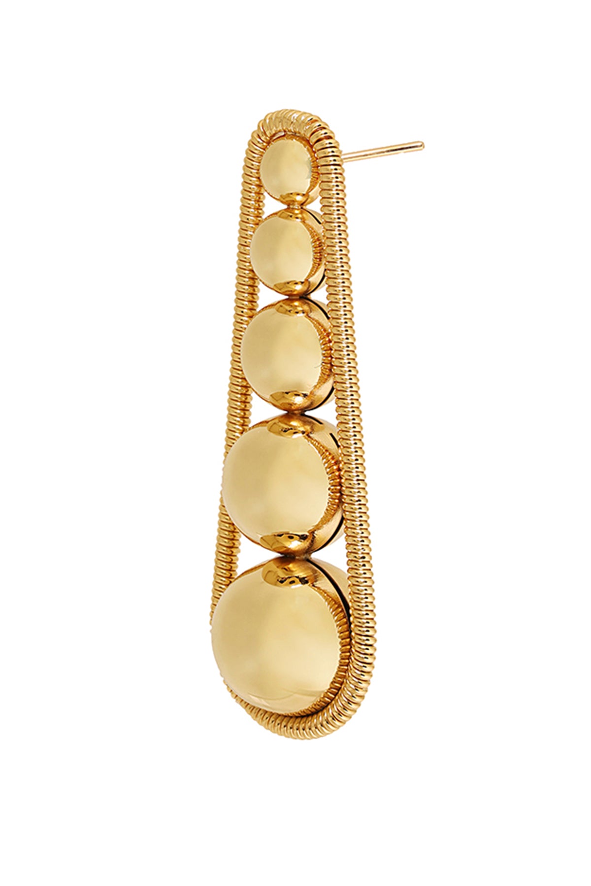 Gold Plated Pearls Earrings