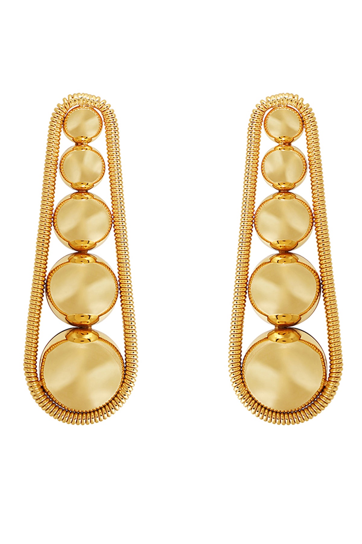 Gold Plated Pearls Earrings