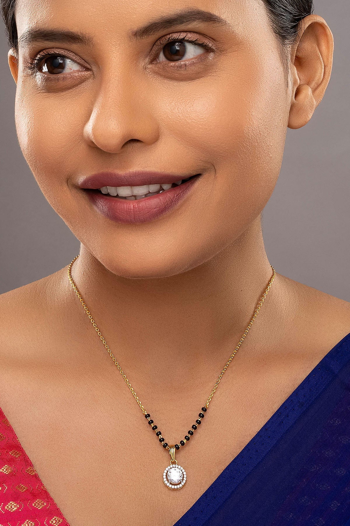 Buy  Gold Plated Round Mangalsutra for women by Sica online available at scrollnshops