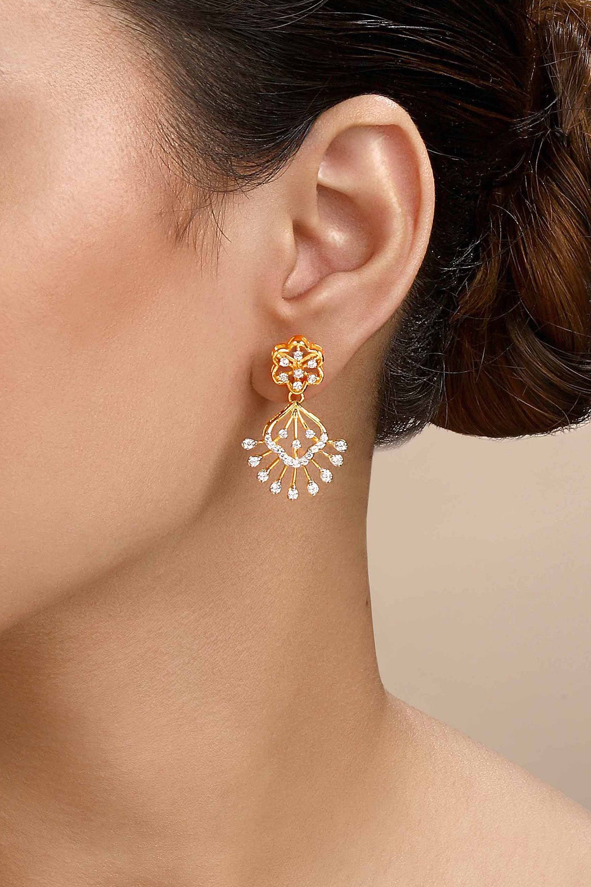 Buy Gold Plated Siesta Danglers by Sica for women online at ScrollnShops