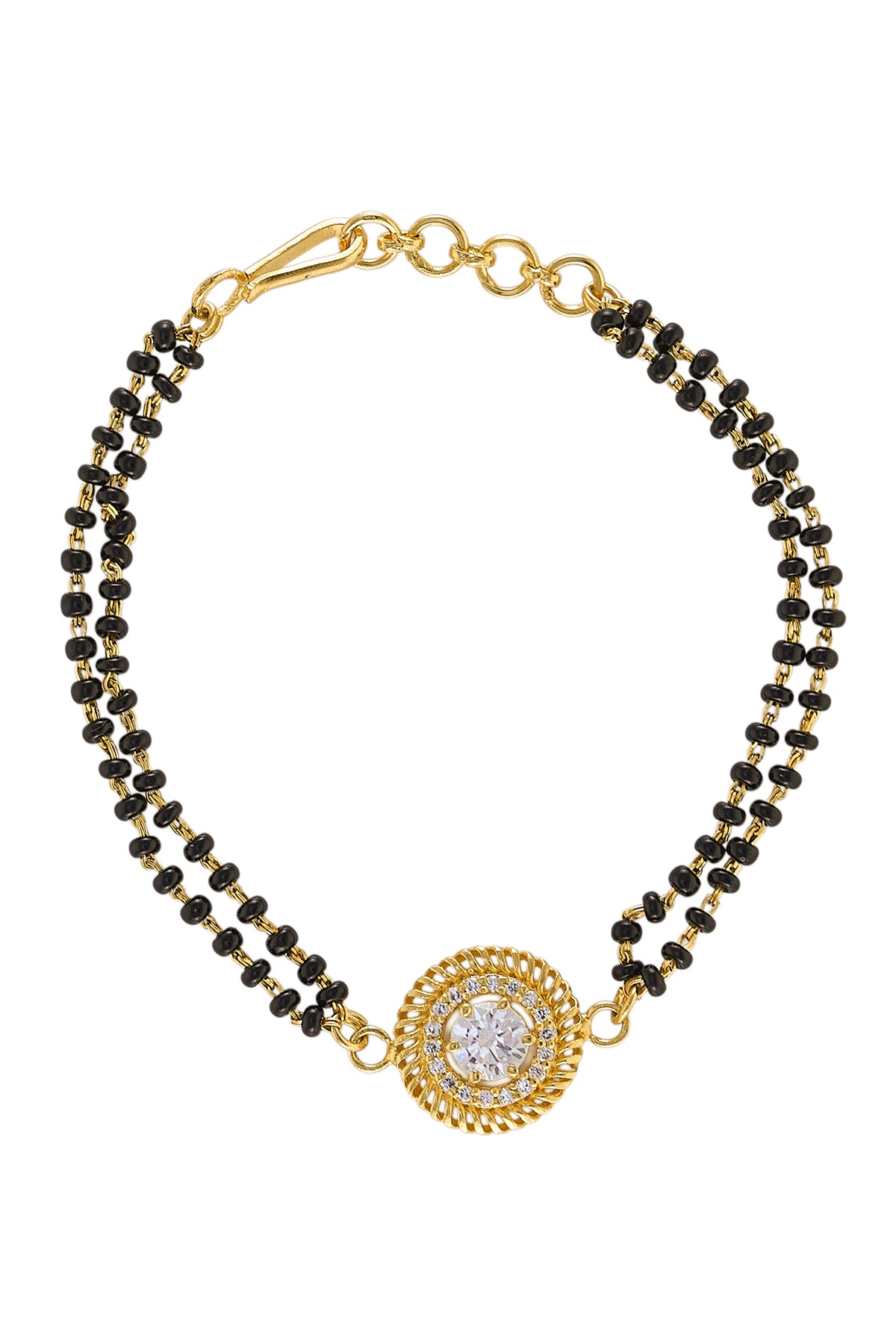 Gold Suraj Kund Hand Mangalsutra