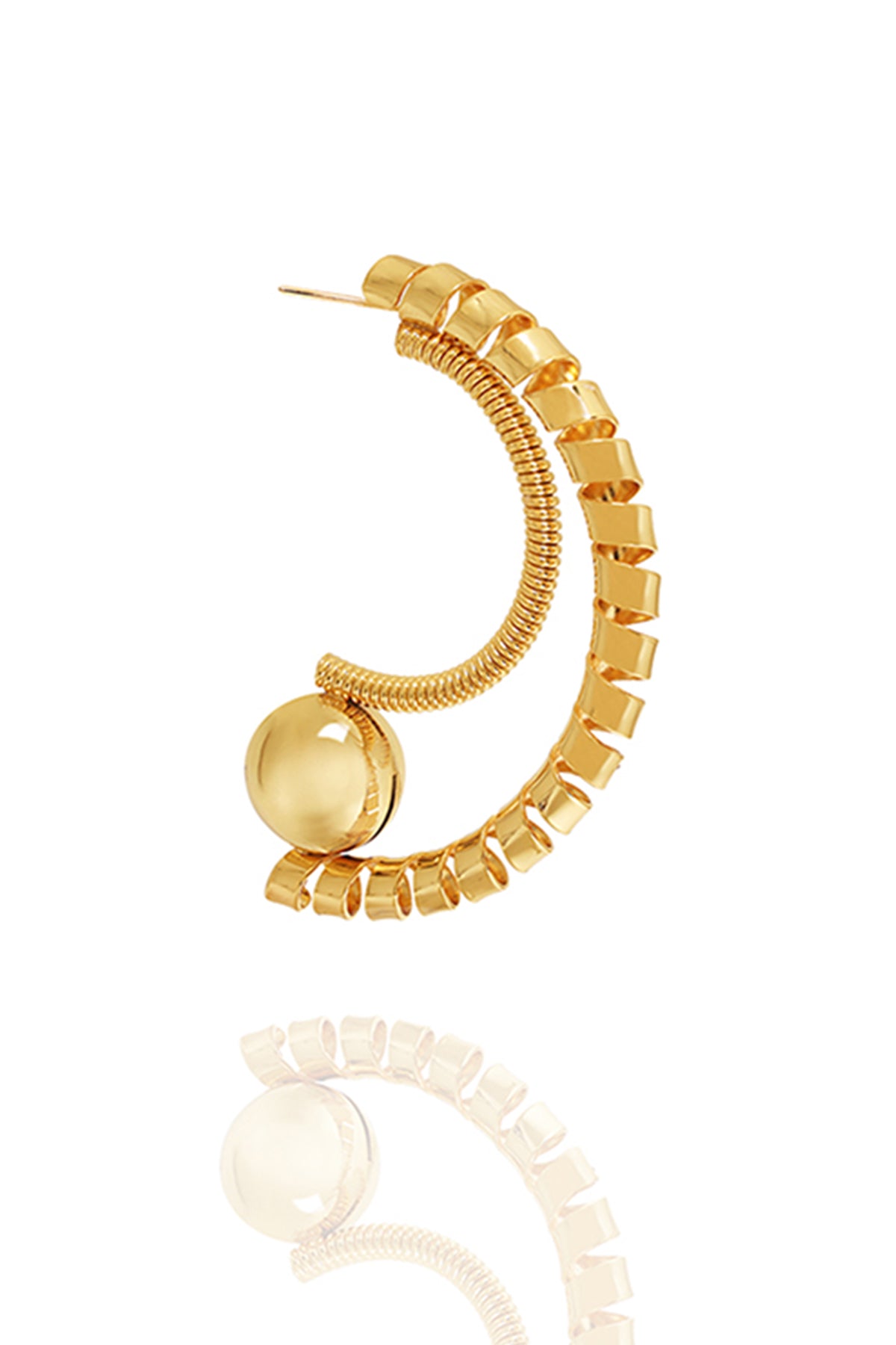 Gold Swarovski Crystal Danglers