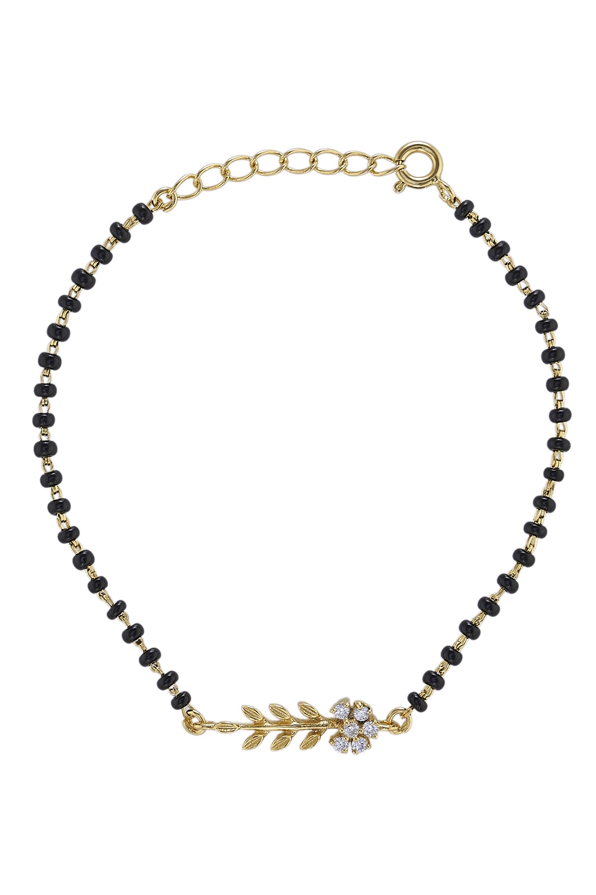 Gold Waterlily Hand Mangalsutra