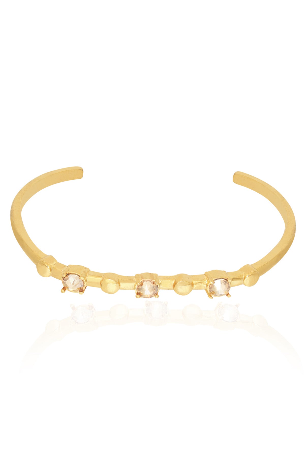 Golden Swarovski Crystal Bracelet
