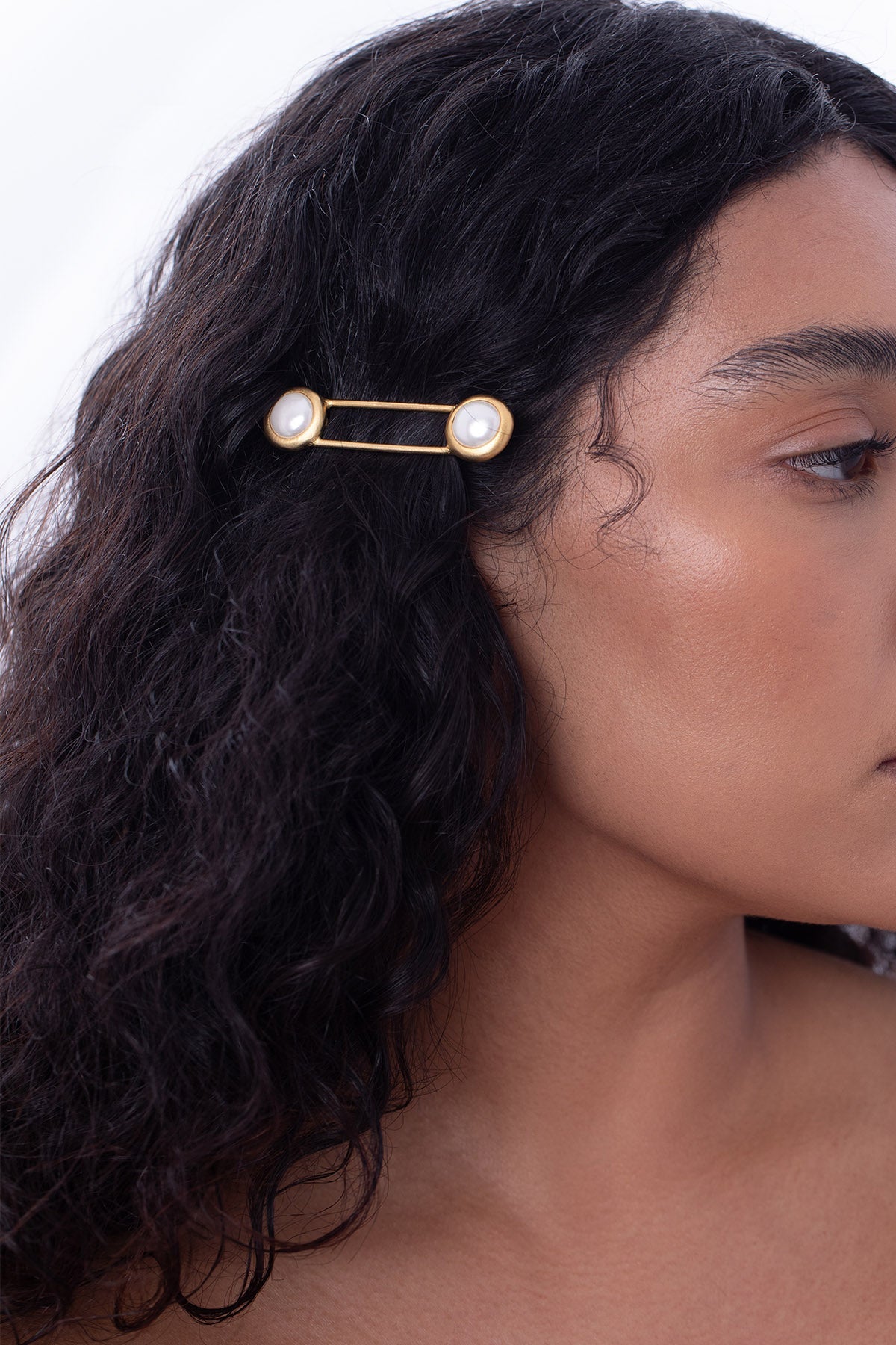 Buy Golden Baroque Pearl Hair Clip for women by Ethnic Andaz online available at scrollnshops