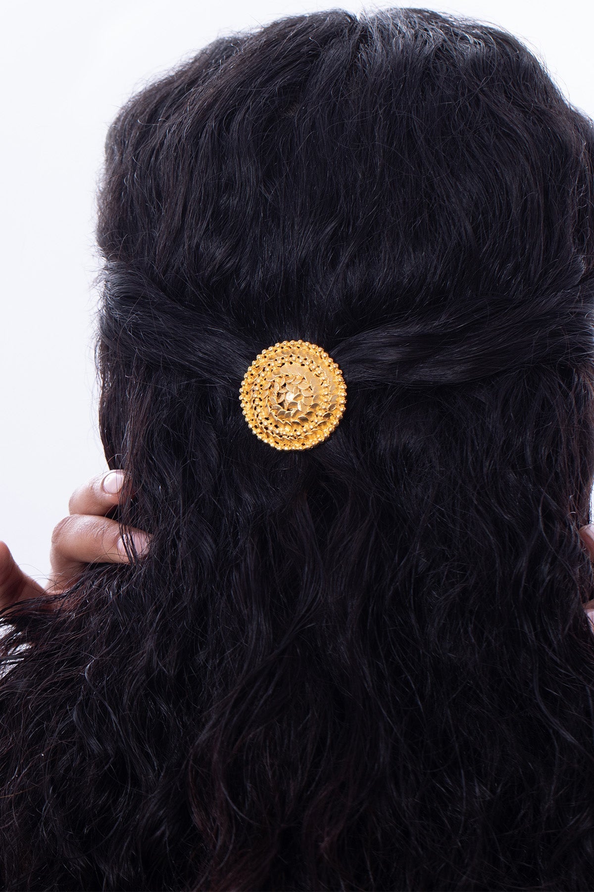 Buy Golden Brass Vintage Hair Clip for women by Ethnic Andaz online available at scrollnshops