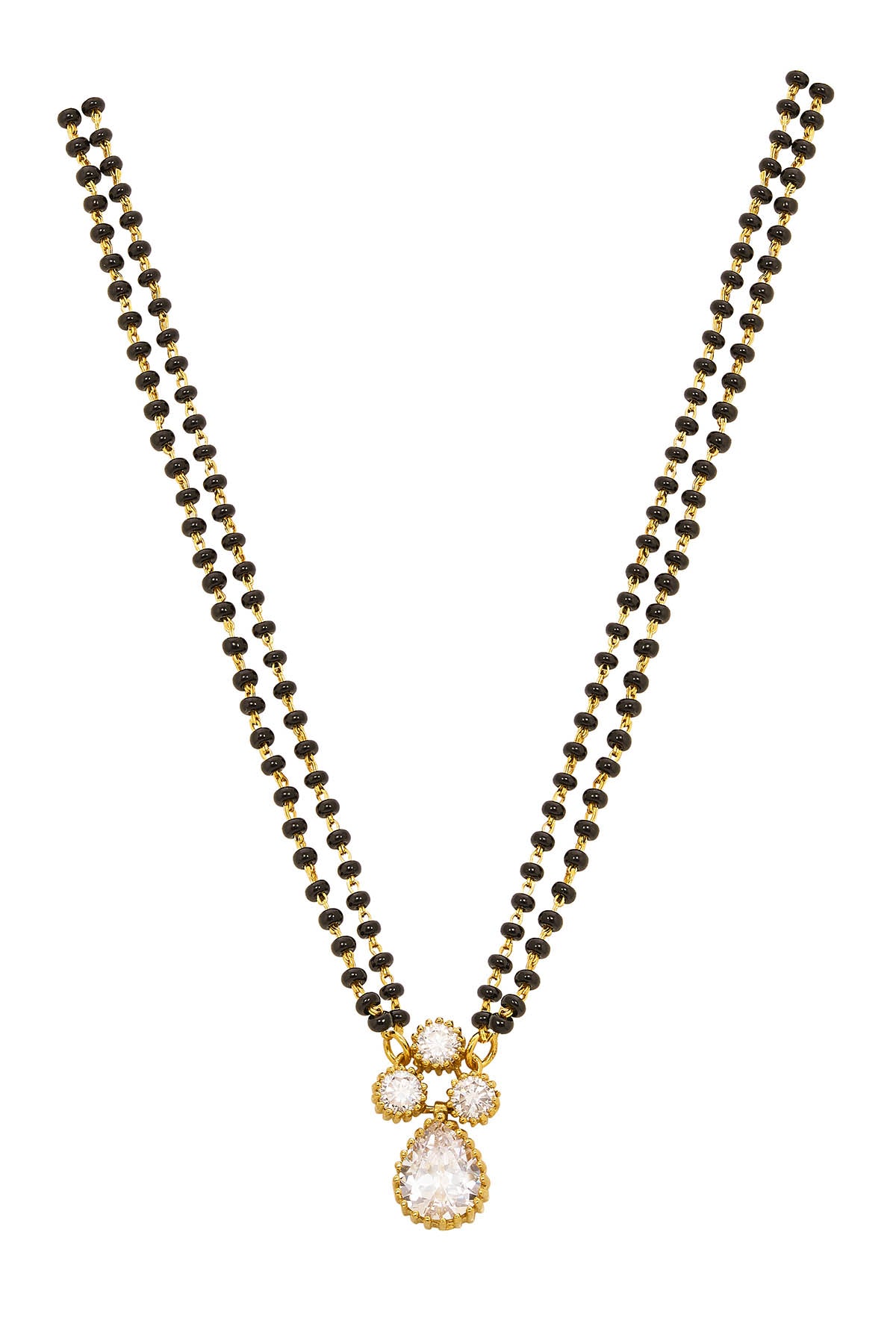 Golden Double Line Mangalsutra