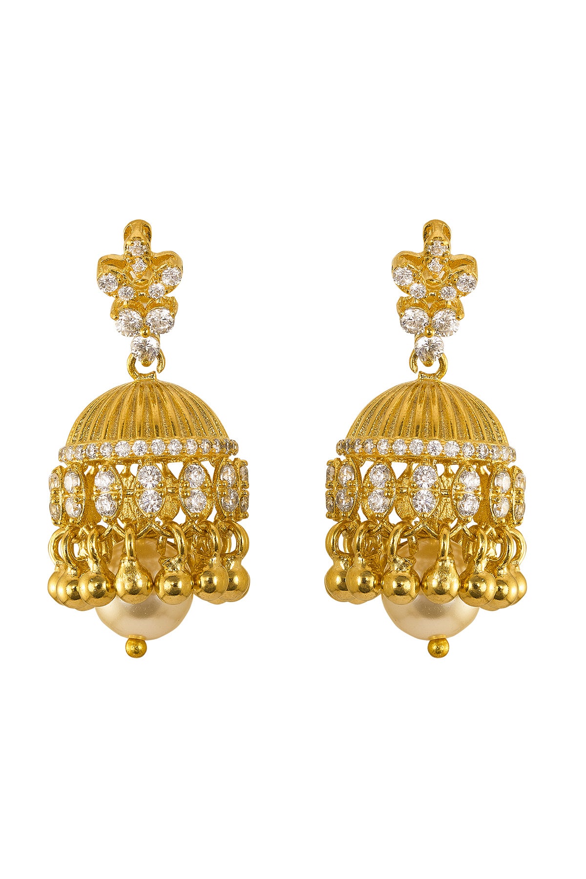 Golden Latkan Pearl Earrings
